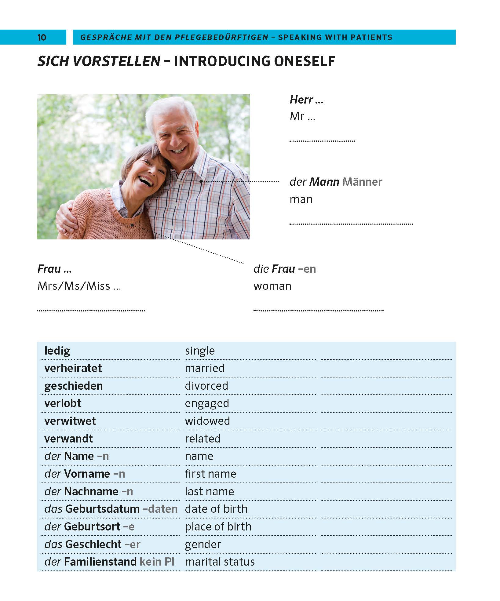 PONS Bildwörterbuch Deutsch für Pflegekräfte