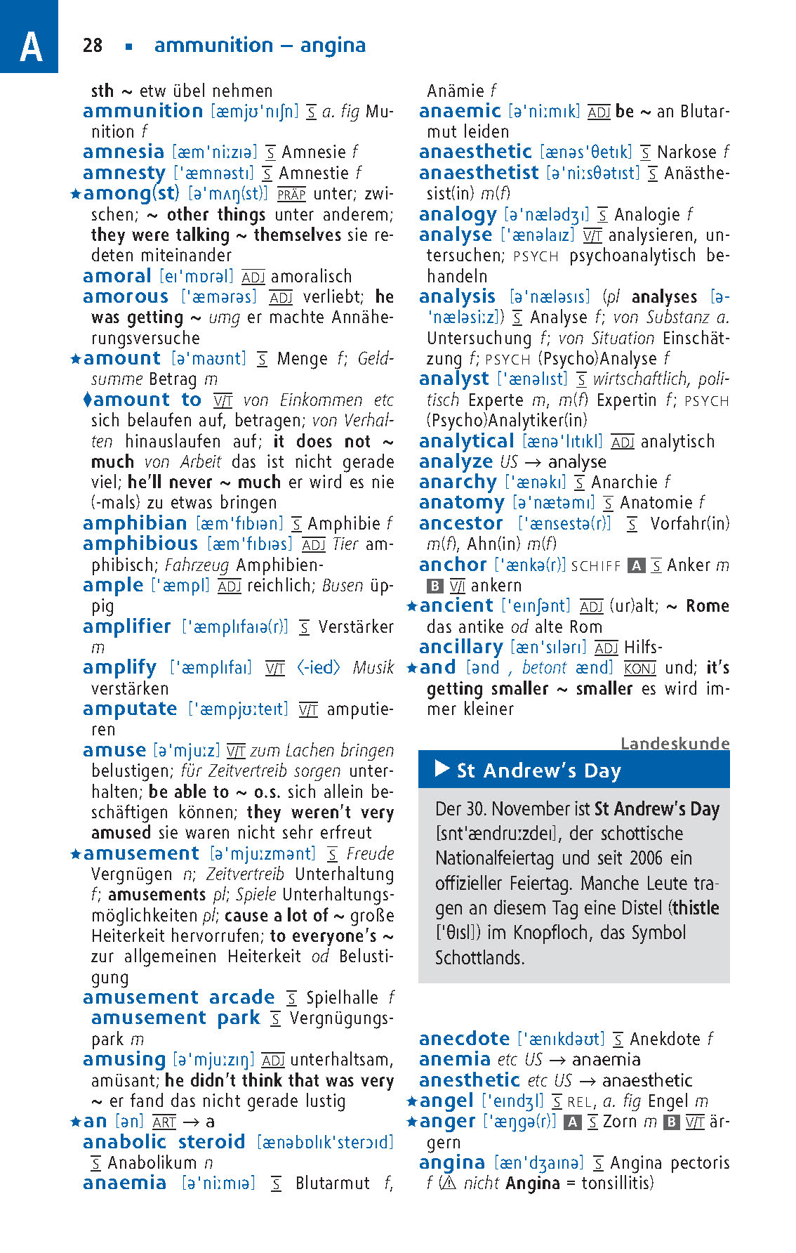 Langenscheidt Schulwörterbuch Englisch