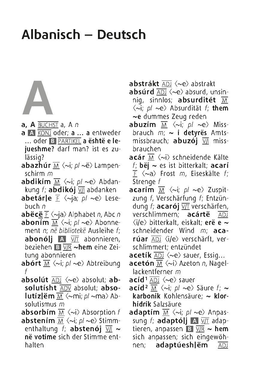 Langenscheidt Universal-Wörterbuch Albanisch Langenscheidt Universal-Wörterbuch Albanisch