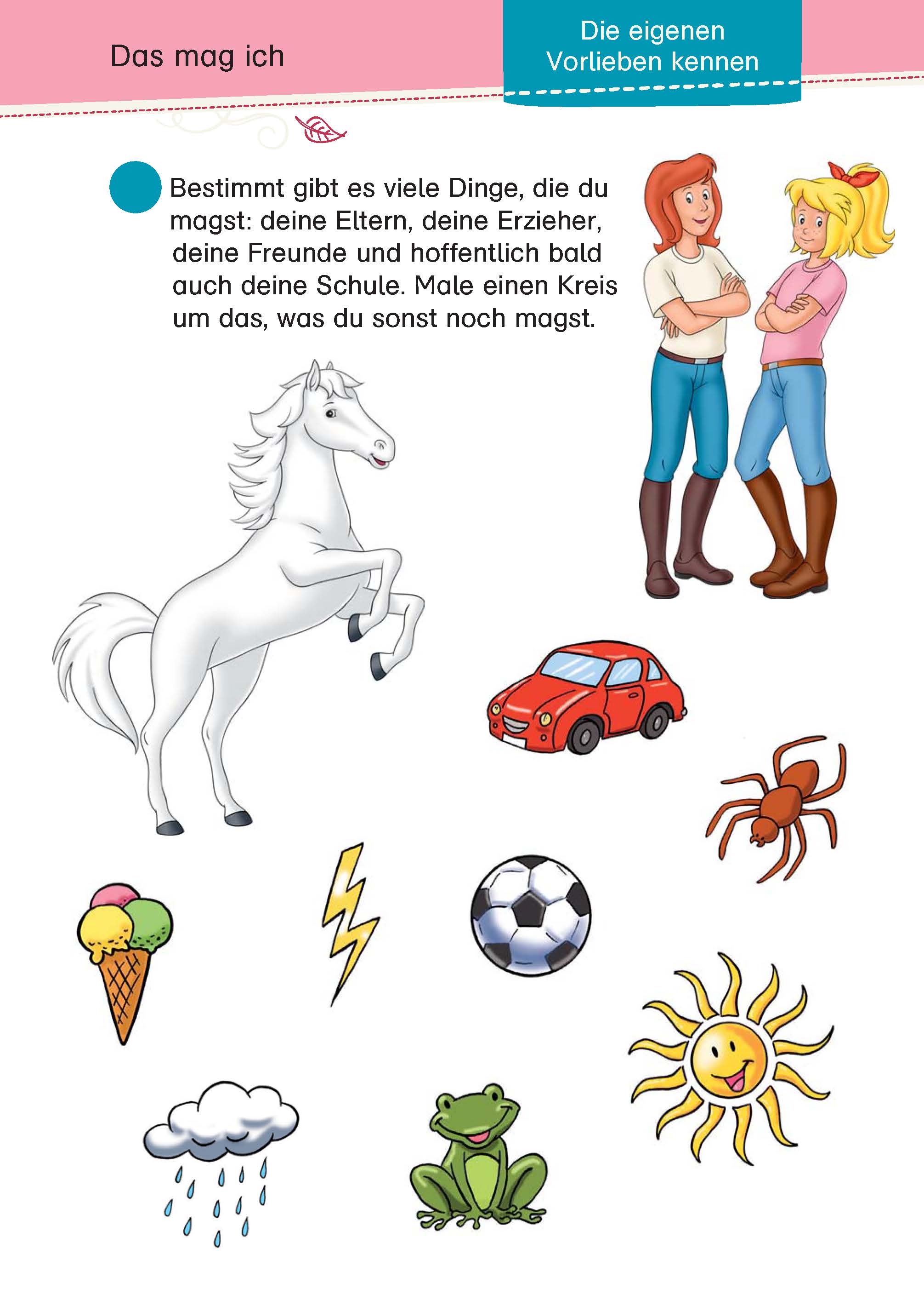 Bibi & Tina: Mein Schulstart-Block Erstes Rechnen und Konzentration