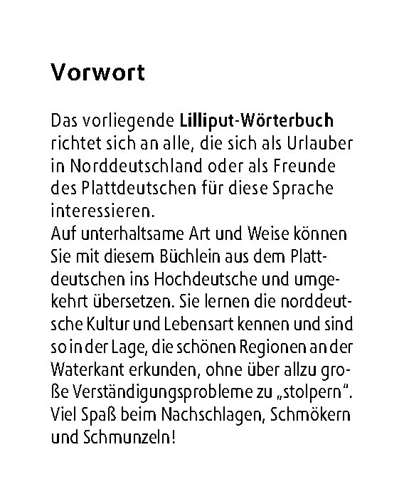 Langenscheidt Lilliput Plattdeutsch Langenscheidt Lilliput Plattdeutsch