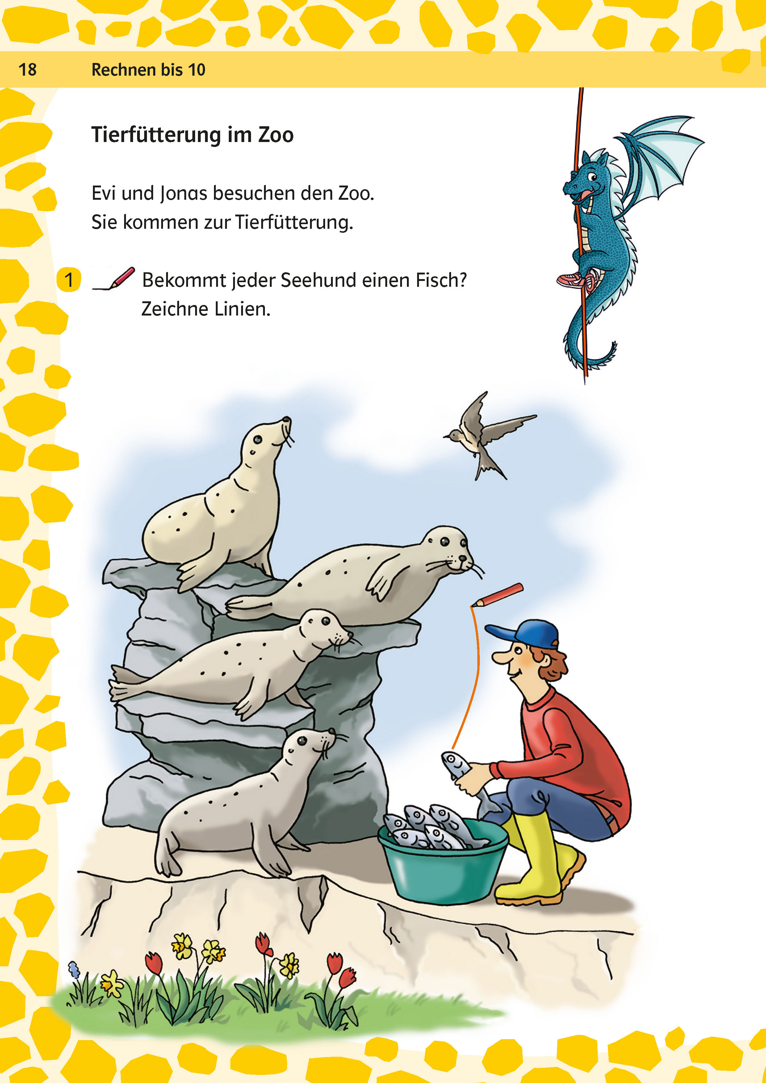 Klett Team Drachenstark: Das große Trainingsbuch Mathe 1. Klasse