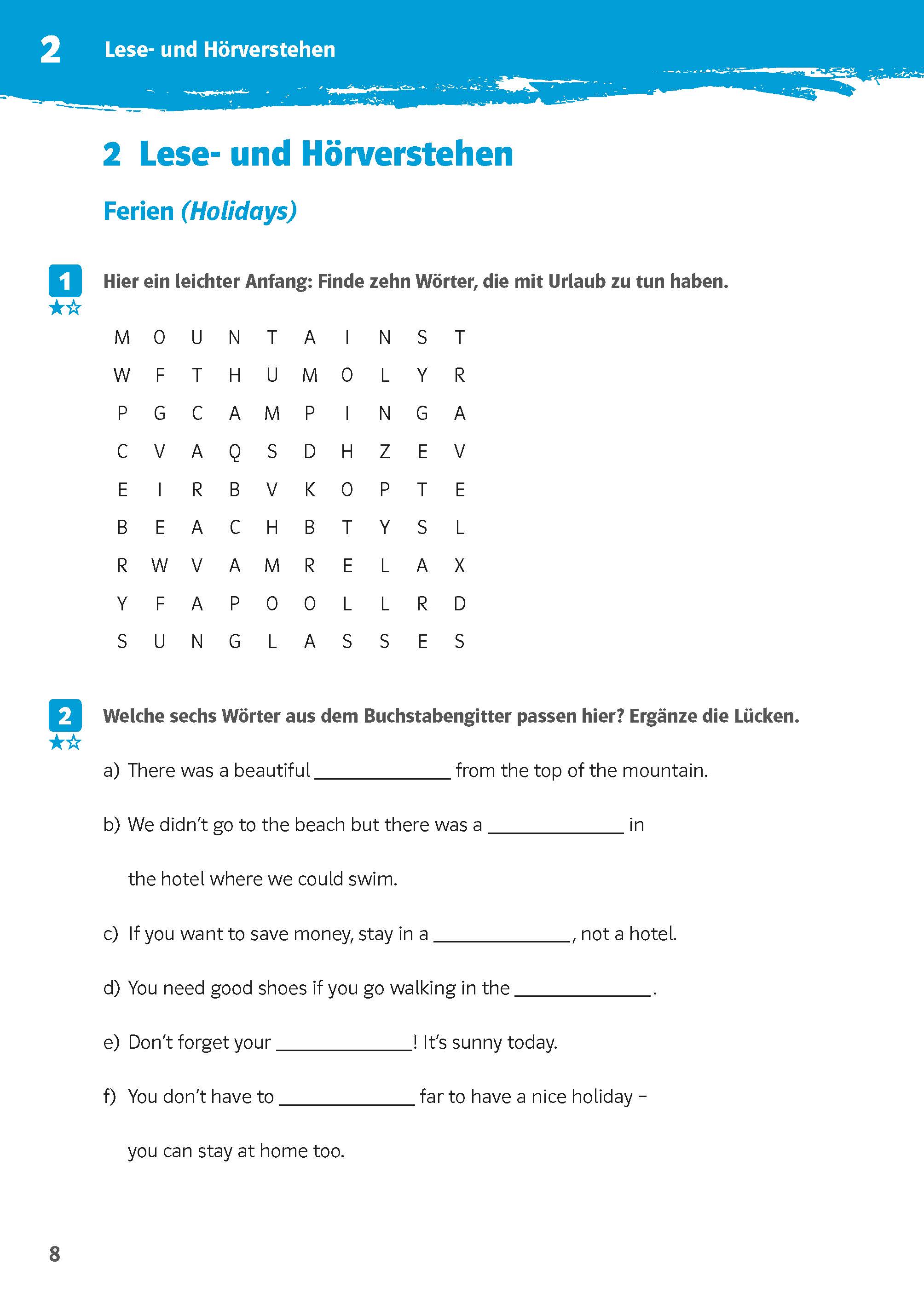 Klett 10-Minuten-Training Englisch Lese- und Hörverstehen 6. Klasse Klett 10-Minuten-Training Englisch Lese- und Hörverstehen 6. Klasse