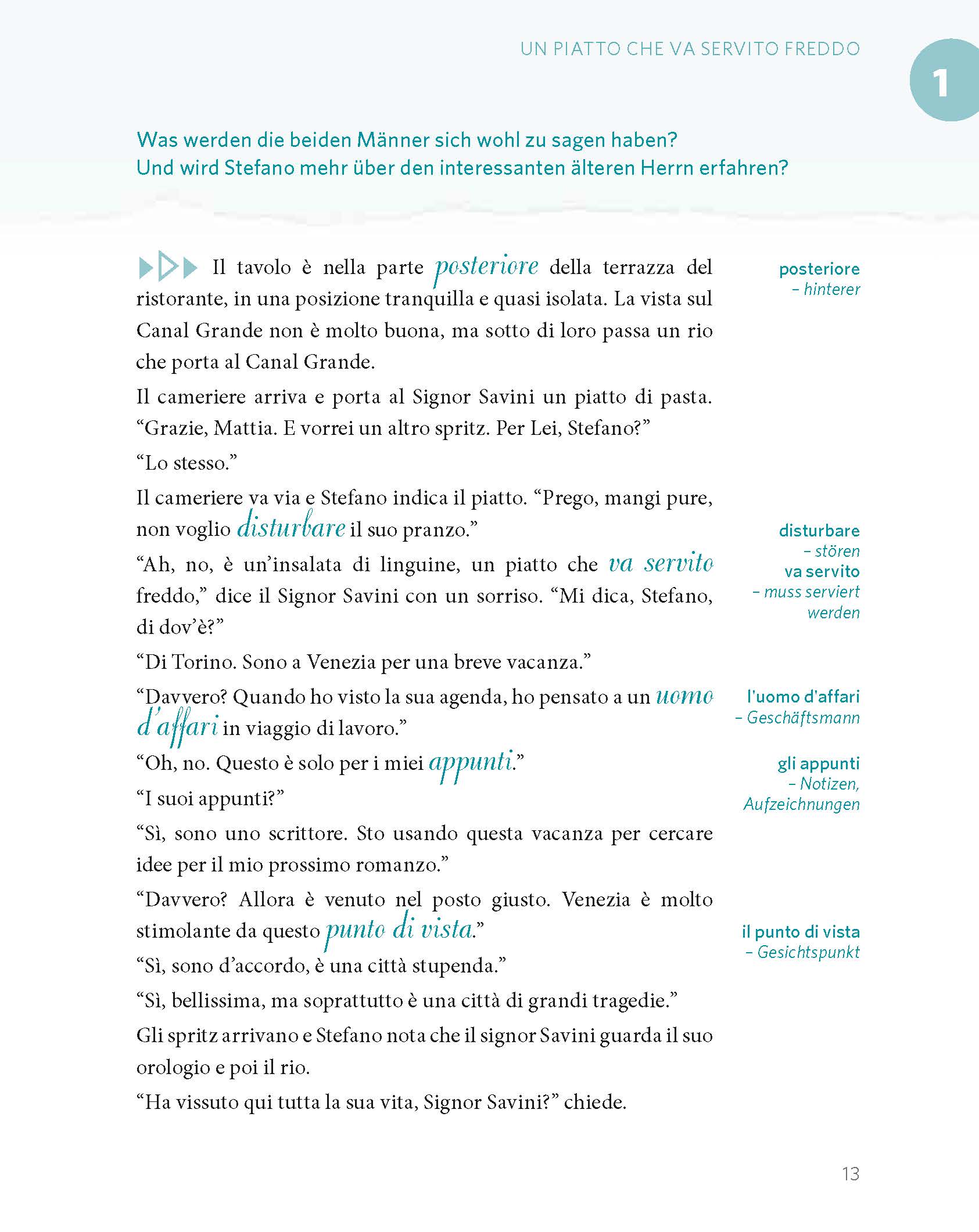 PONS Italienisch lernen mit Kurzgeschichten