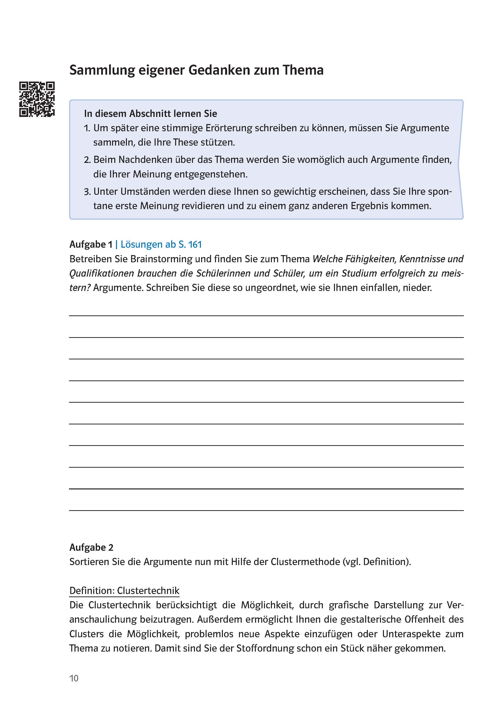 Klett Klausur-Training - Deutsch Erörterung