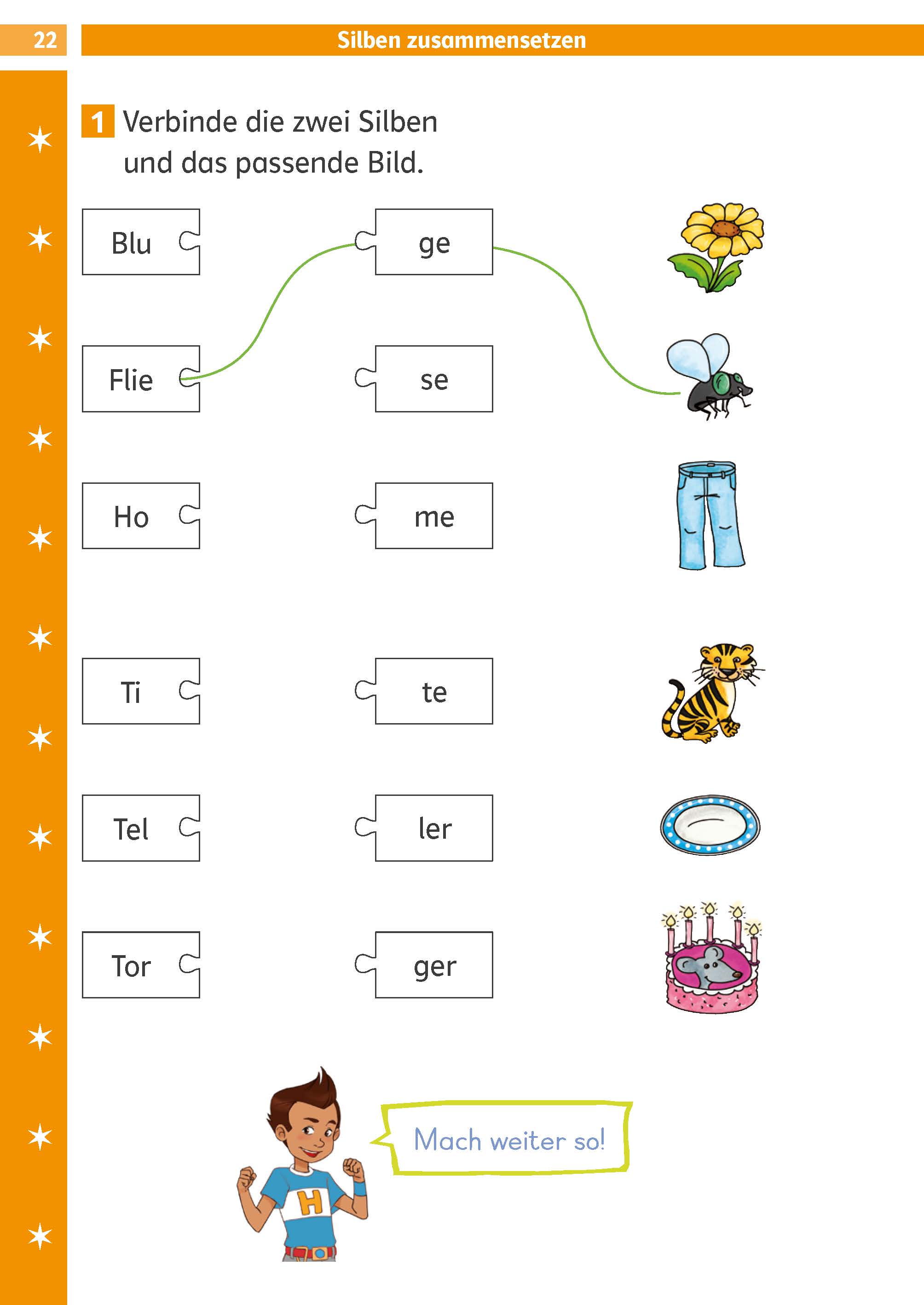 Klett Die Deutsch-Helden: ABC und Schwungübungen 1. Klasse