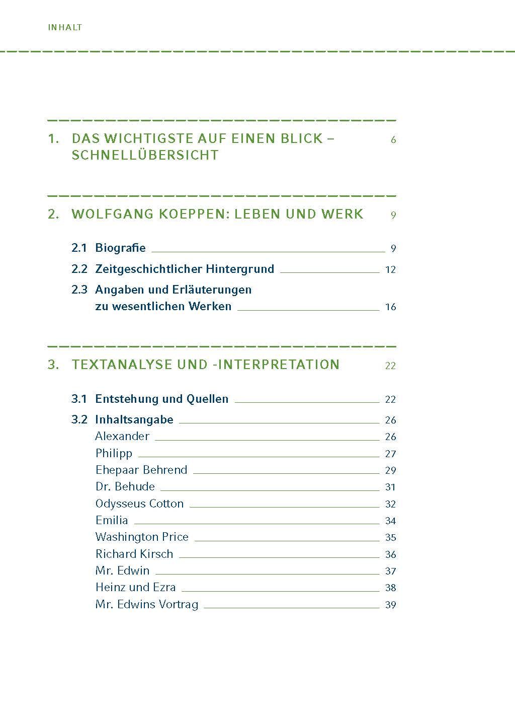 Tauben im Gras von Wolfgang Koeppen.