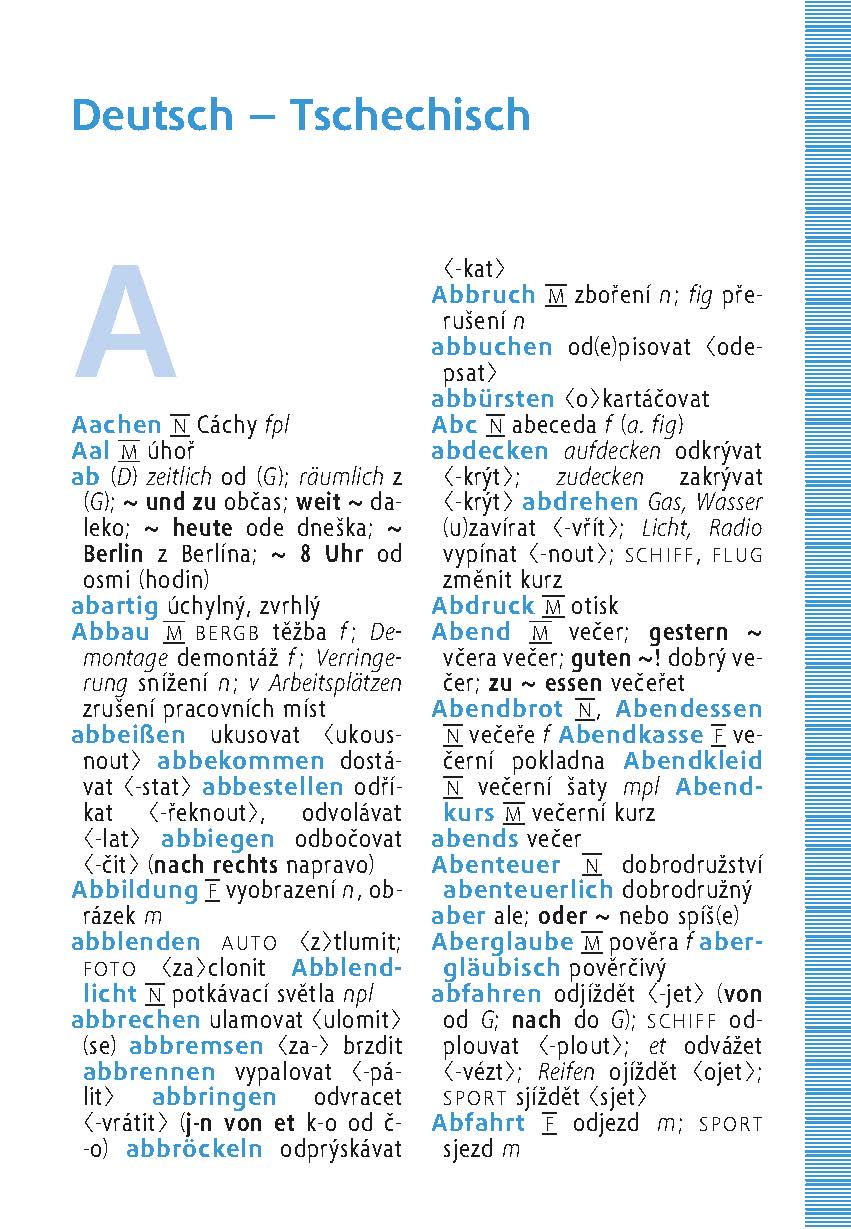 Langenscheidt Universal-Wörterbuch Tschechisch
