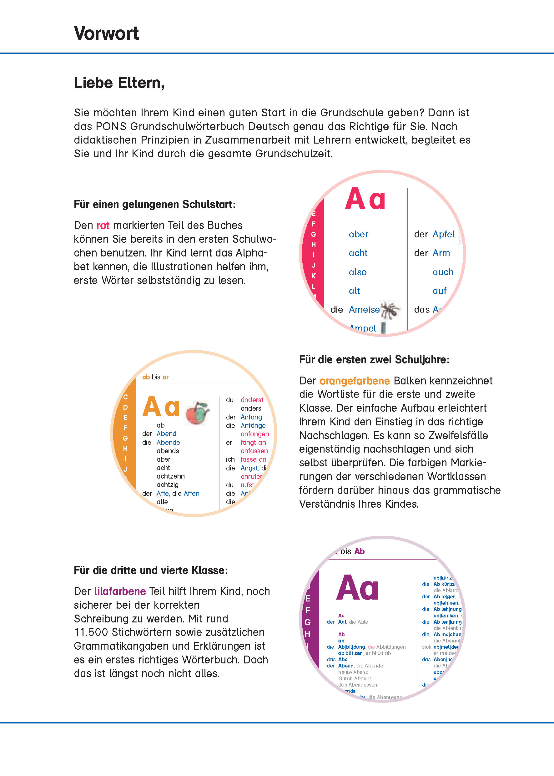 PONS Grundschulwörterbuch Deutsch