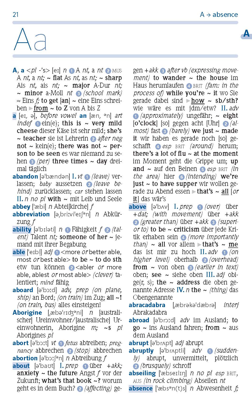 PONS Schulwörterbuch Englisch