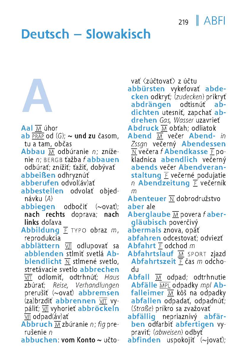 Langenscheidt Universal-Wörterbuch Slowakisch