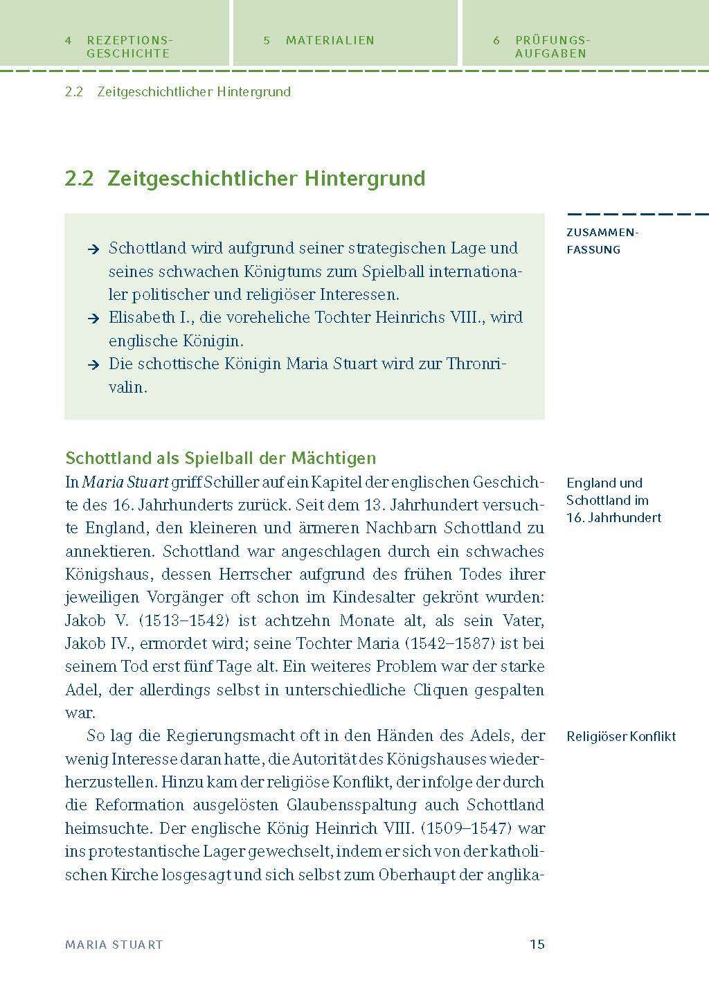 Maria Stuart von Friedrich Schiller - Textanalyse und Interpretation