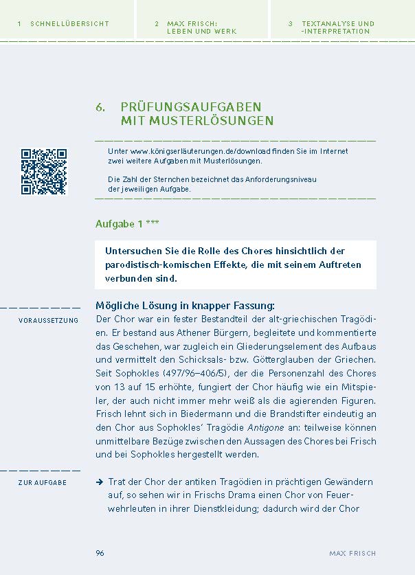 Biedermann und die Brandstifter von Max Frisch - Textanalyse und Interpretation