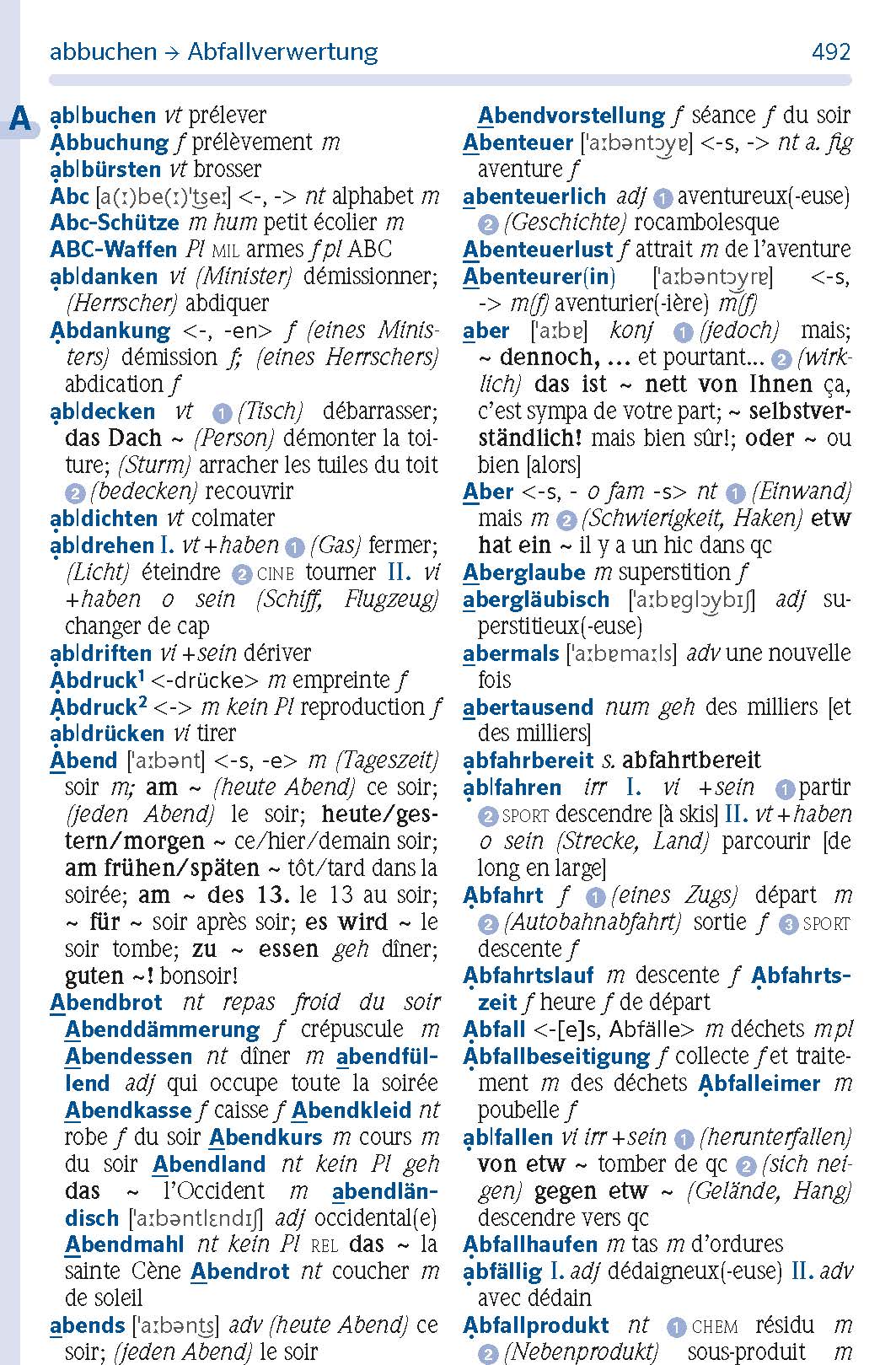 PONS Schulwörterbuch Französisch