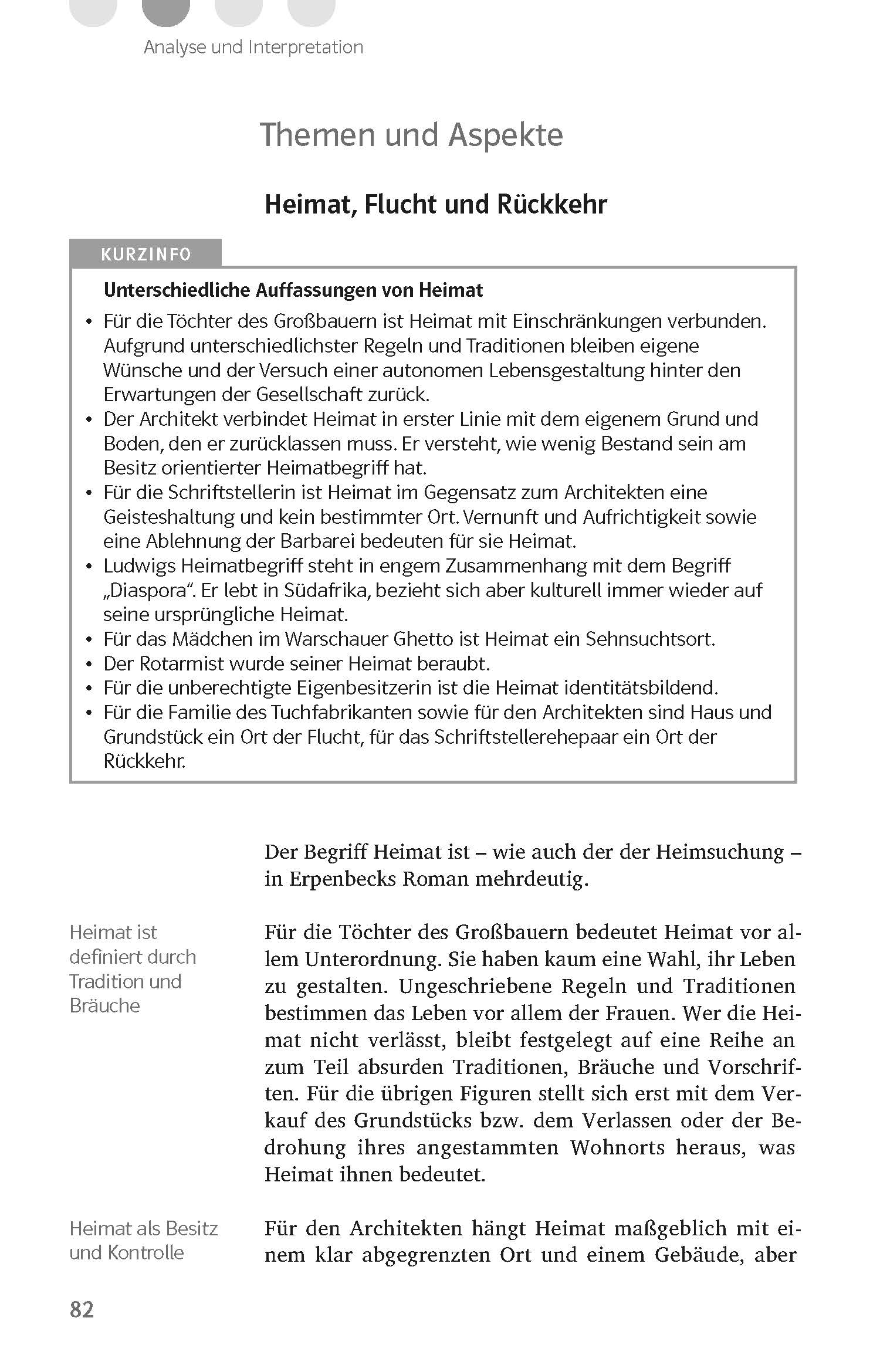 Klett Lektürehilfen Jenny Erpenbeck, Heimsuchung