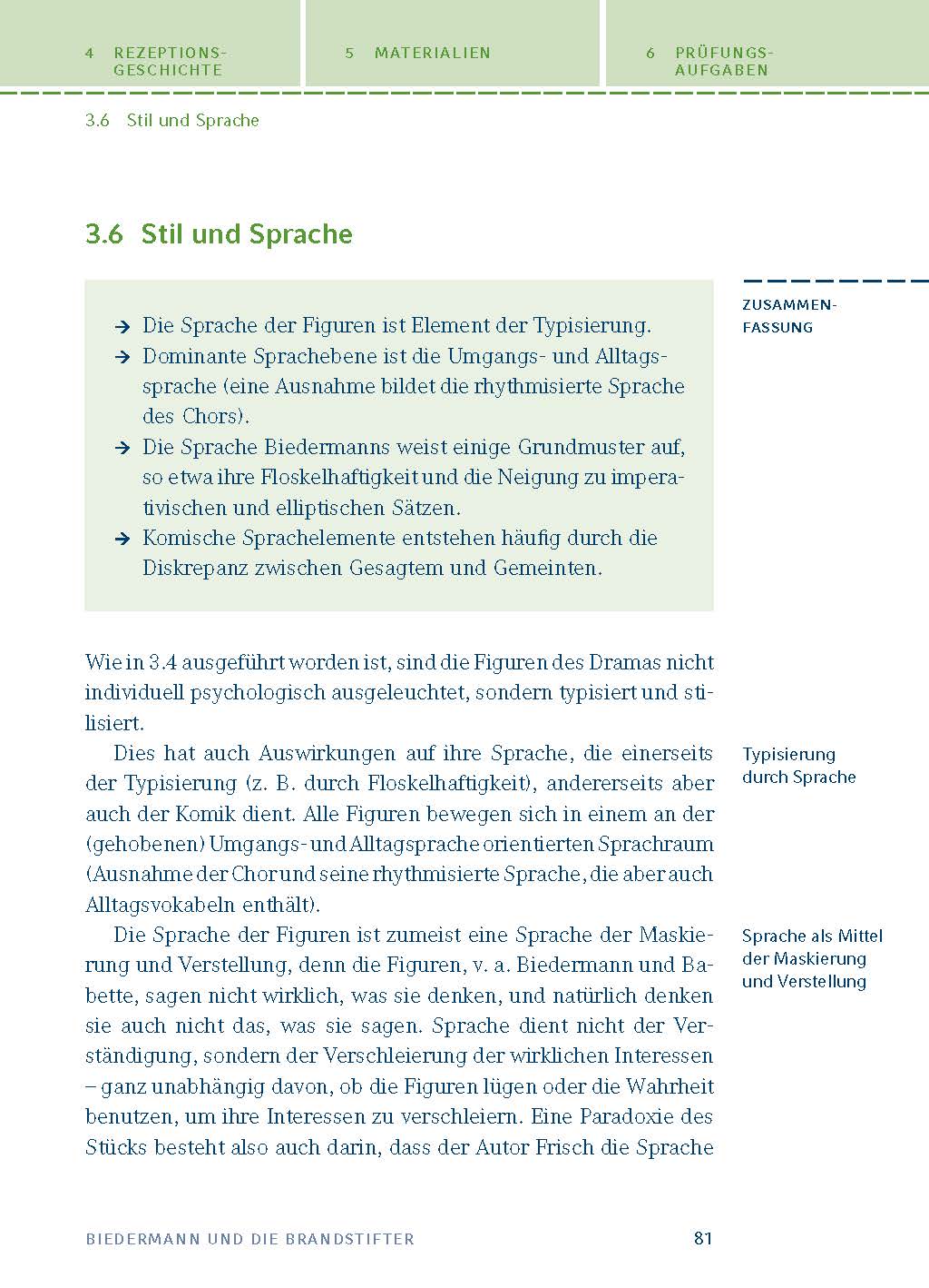 Biedermann und die Brandstifter von Max Frisch - Textanalyse und Interpretation