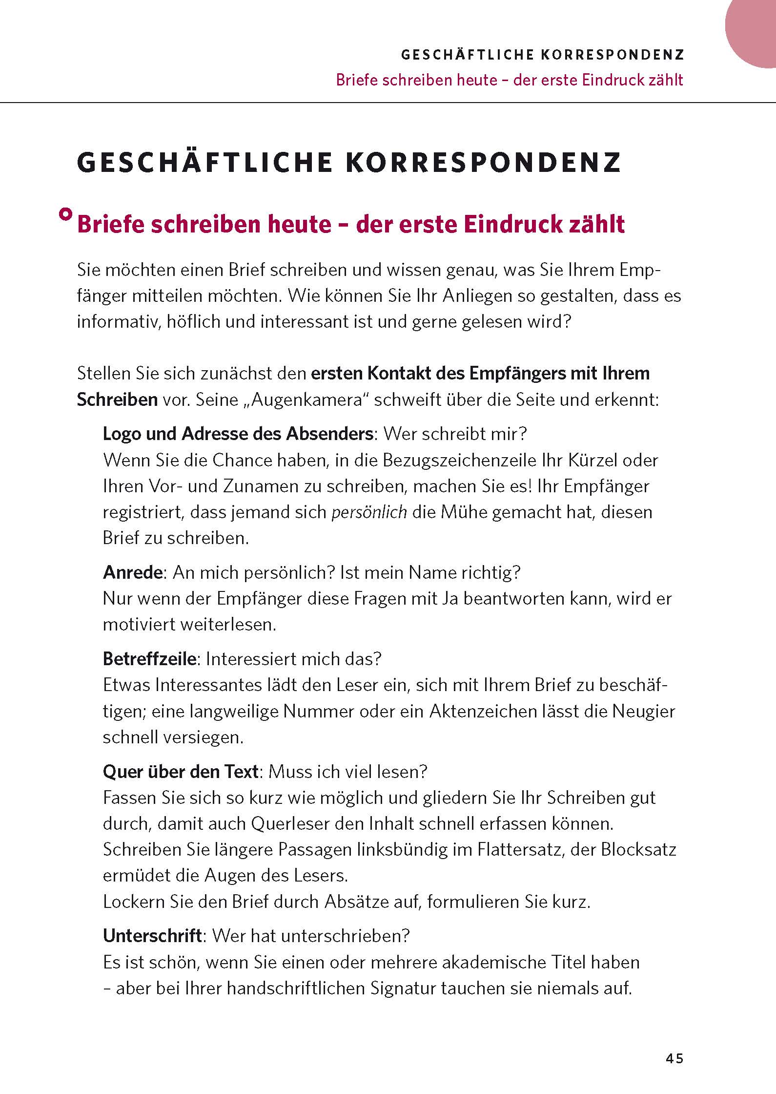 PONS Briefe, E-Mails & Bewerbungen