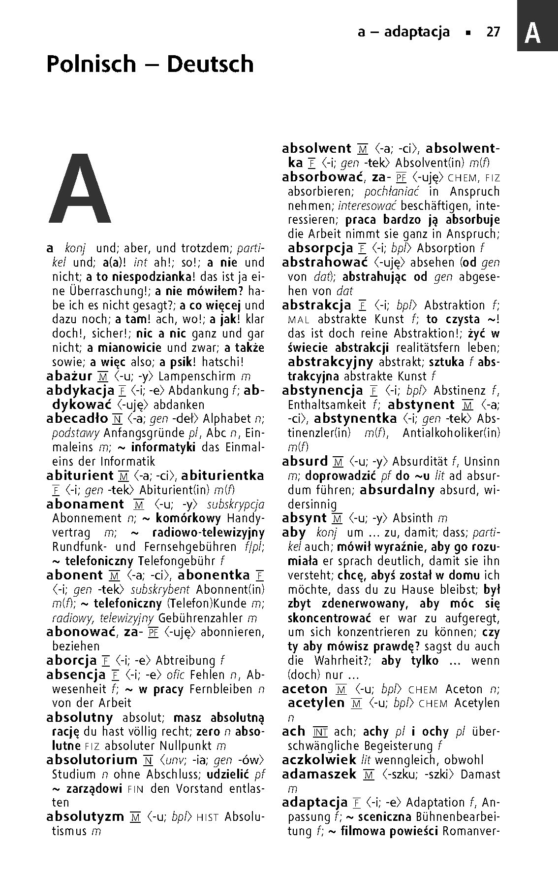 Langenscheidt Taschenwörterbuch Polnisch