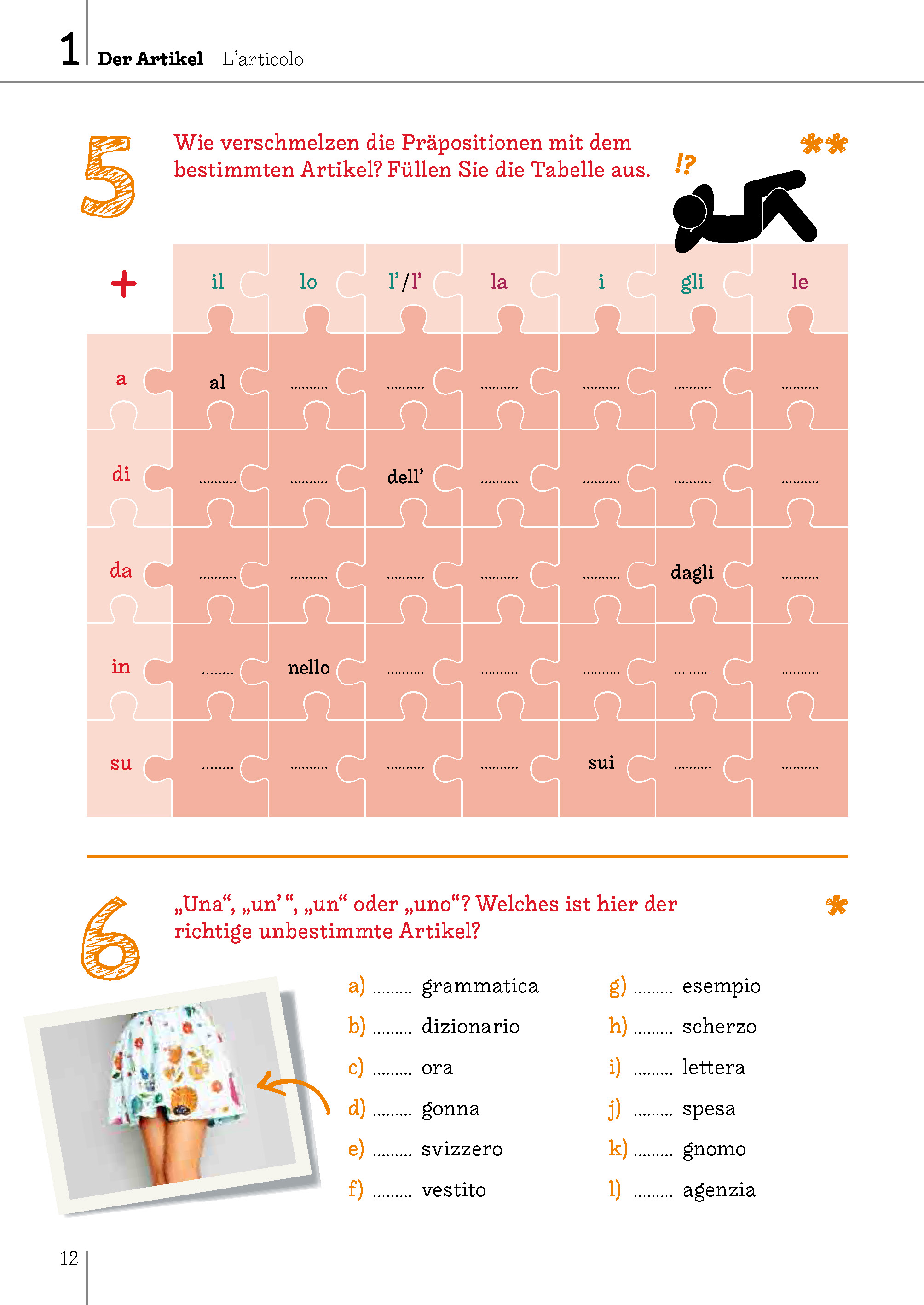 Langenscheidt Übungsbuch Grammatik Bild für Bild Italienisch