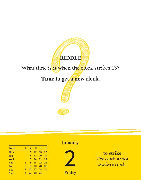 Langenscheidt Kalender A Joke a Day 2026