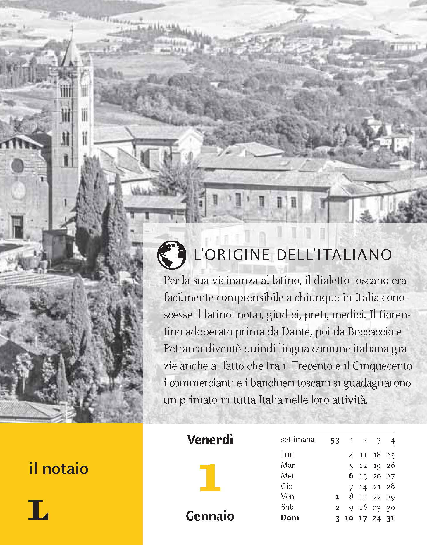 Langenscheidt Sprachkalender Italienisch 2021