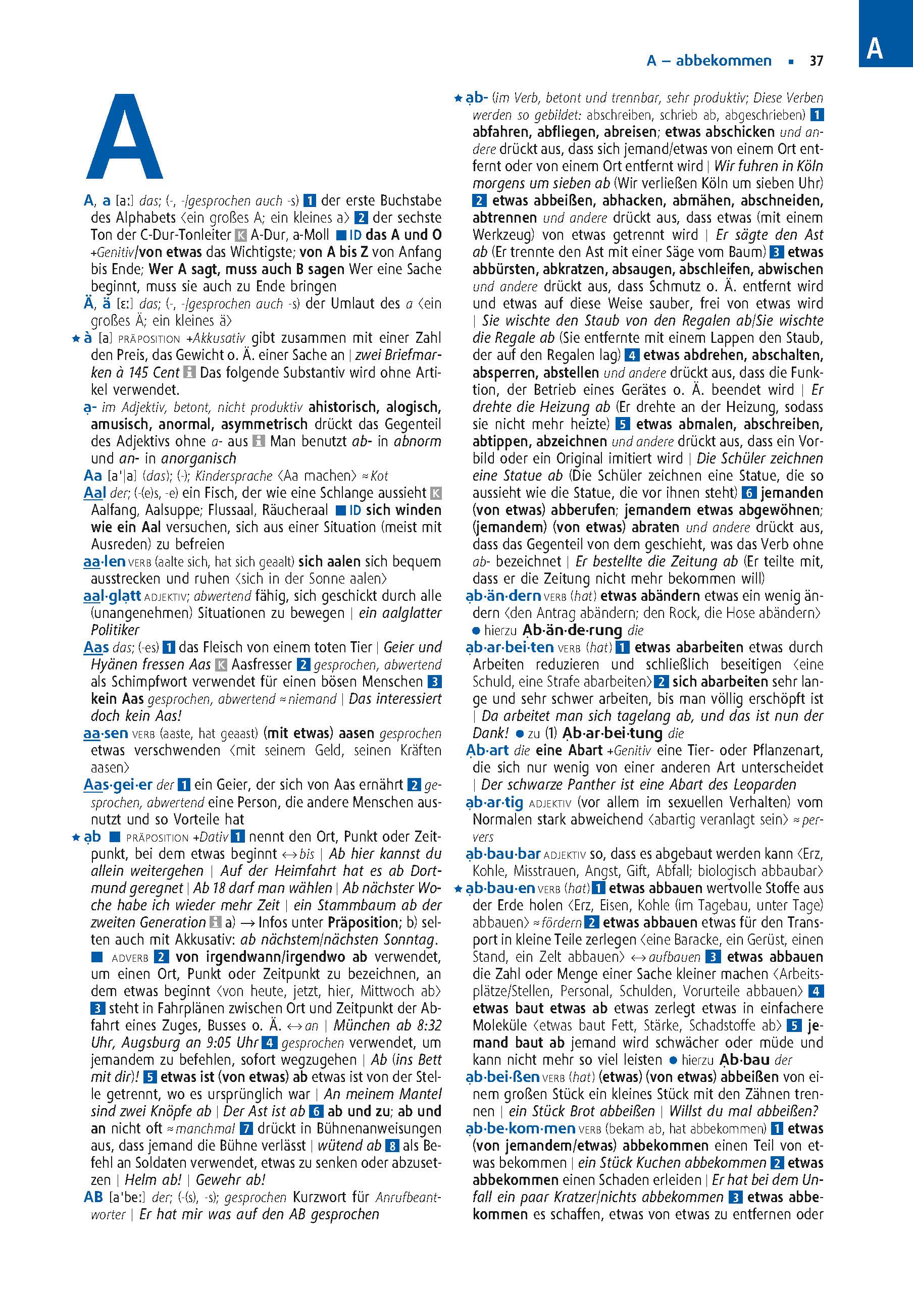 Langenscheidt Großwörterbuch Deutsch als Fremdsprache