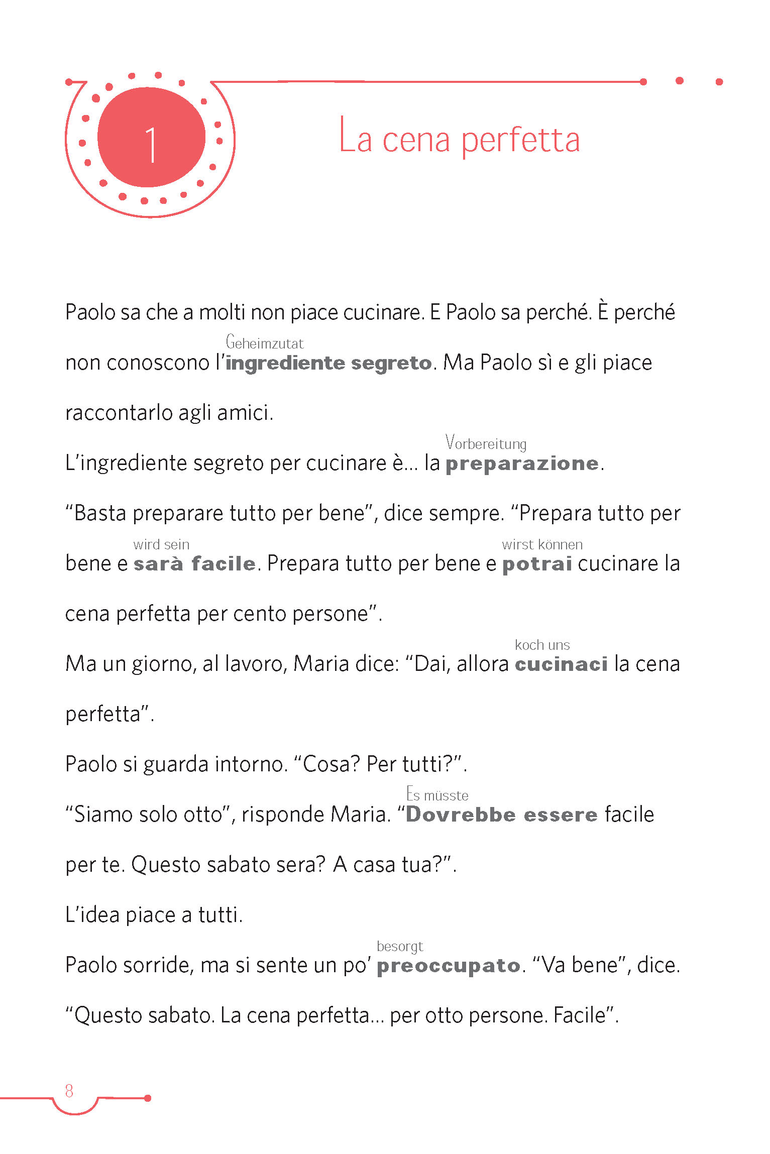 PONS 5-Minuten-Lektüren Italienisch A1 - Casa dolce casa