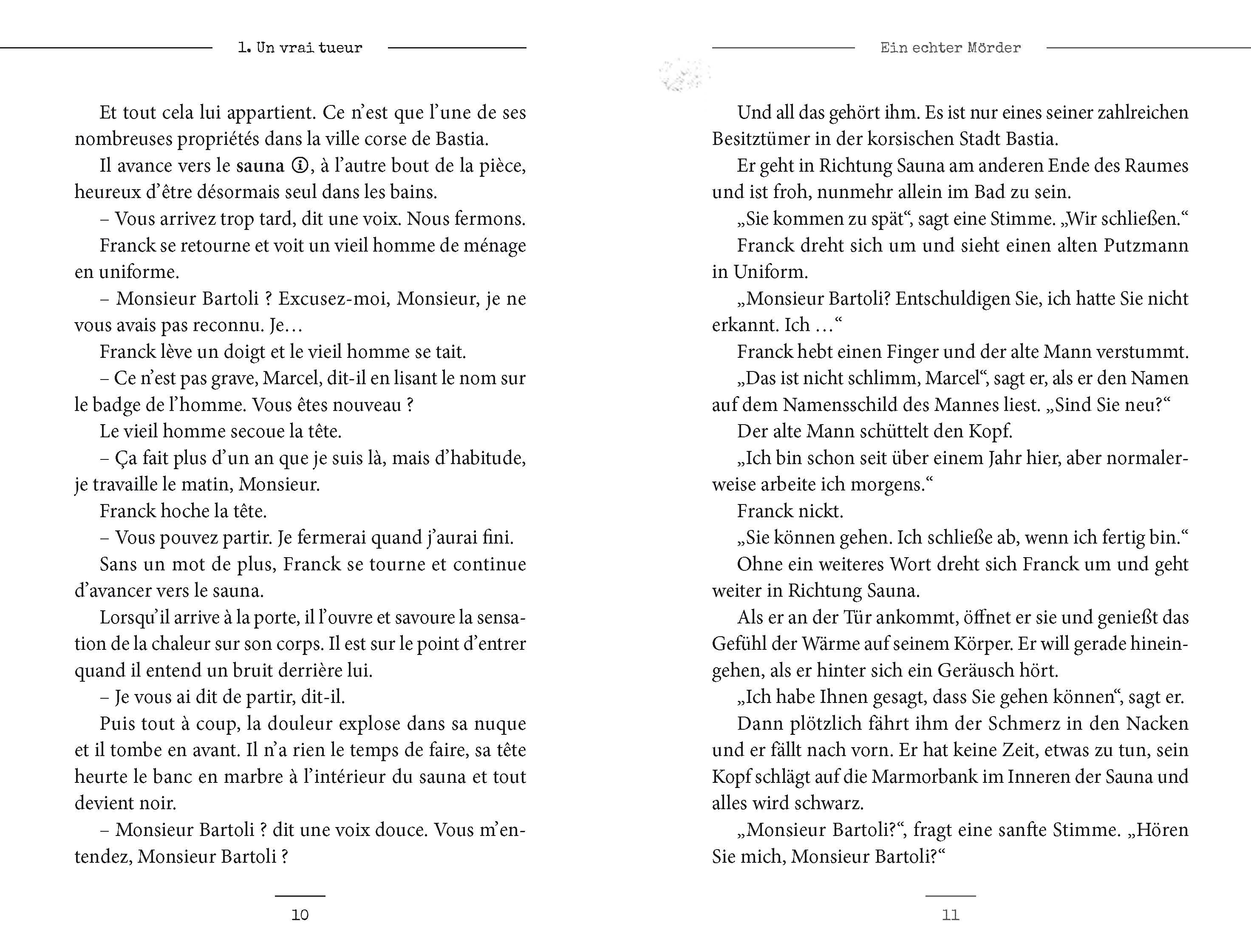 Langenscheidt Krimi zweisprachig Französisch - Un vrai tueur - Ein echter Mörder (A2/B1)