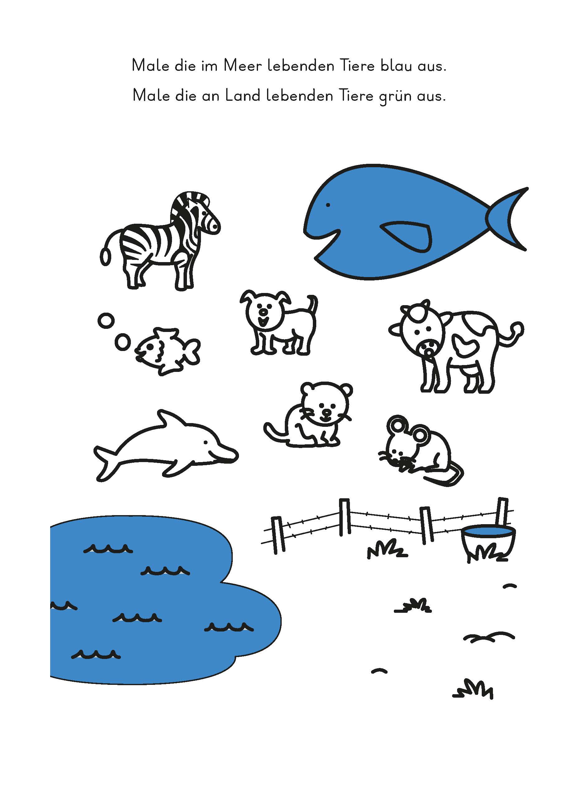 Mein tierischer Kindergarten-Block (3 – 4 Jahre)