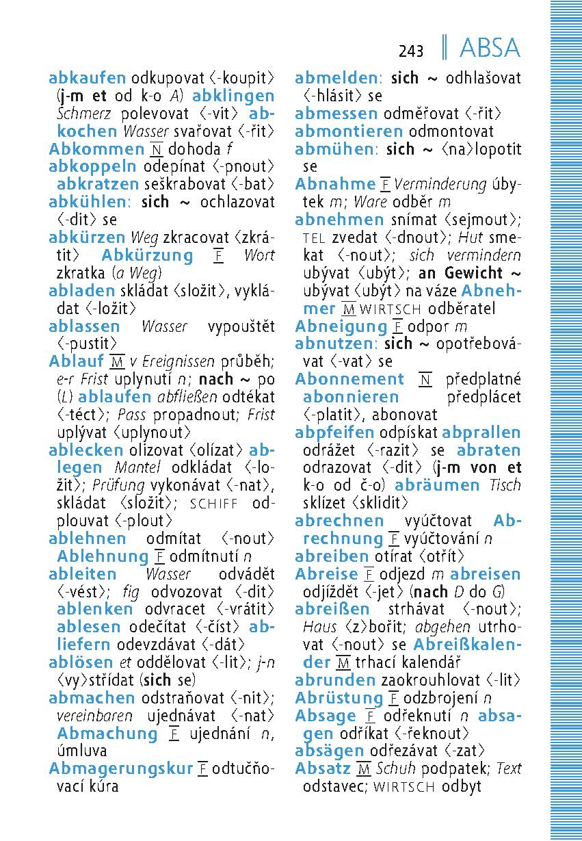 Langenscheidt Universal-Wörterbuch Tschechisch