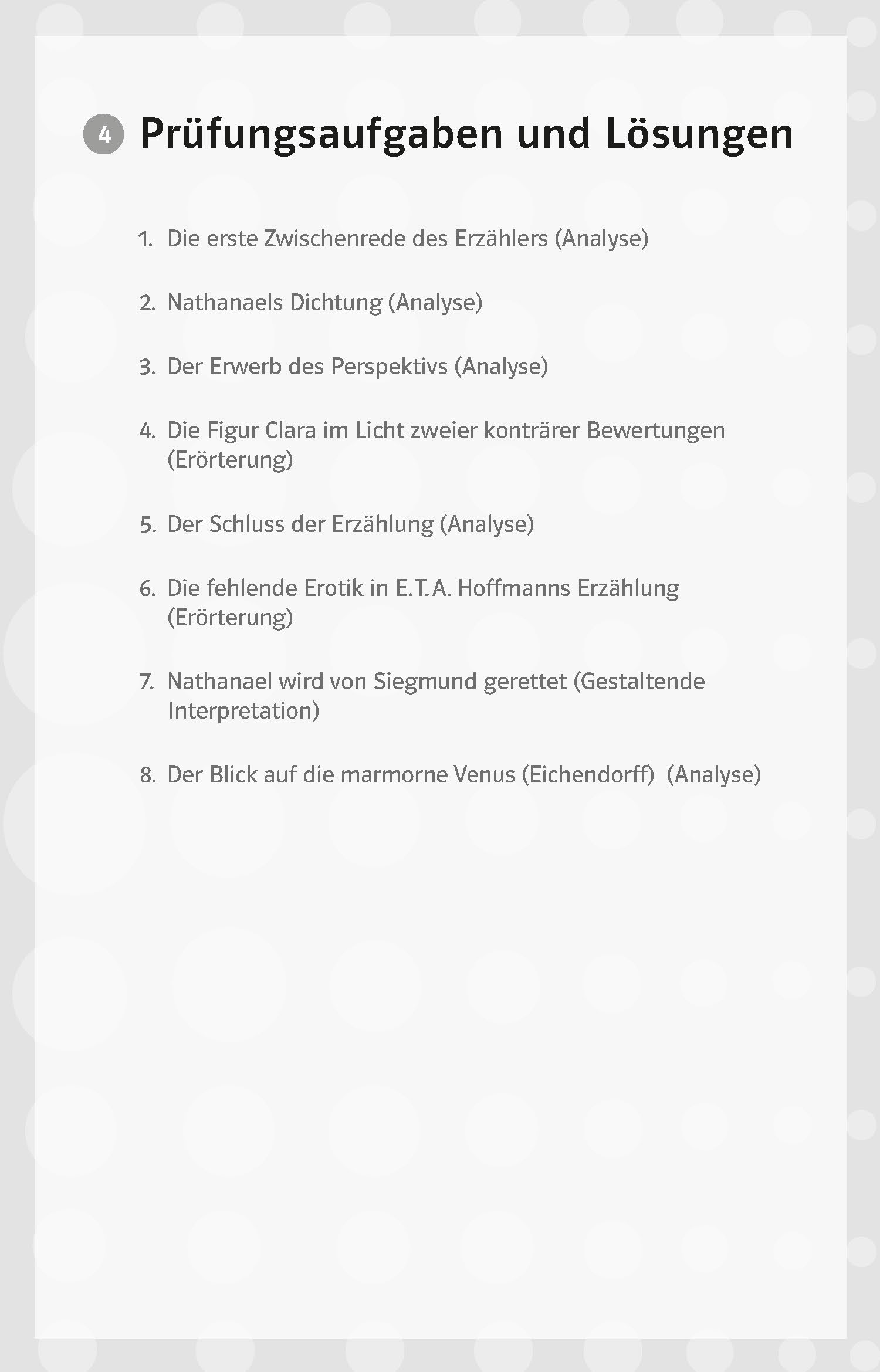 Klett Lektürehilfen E.T.A. Hoffmann, Der Sandmann