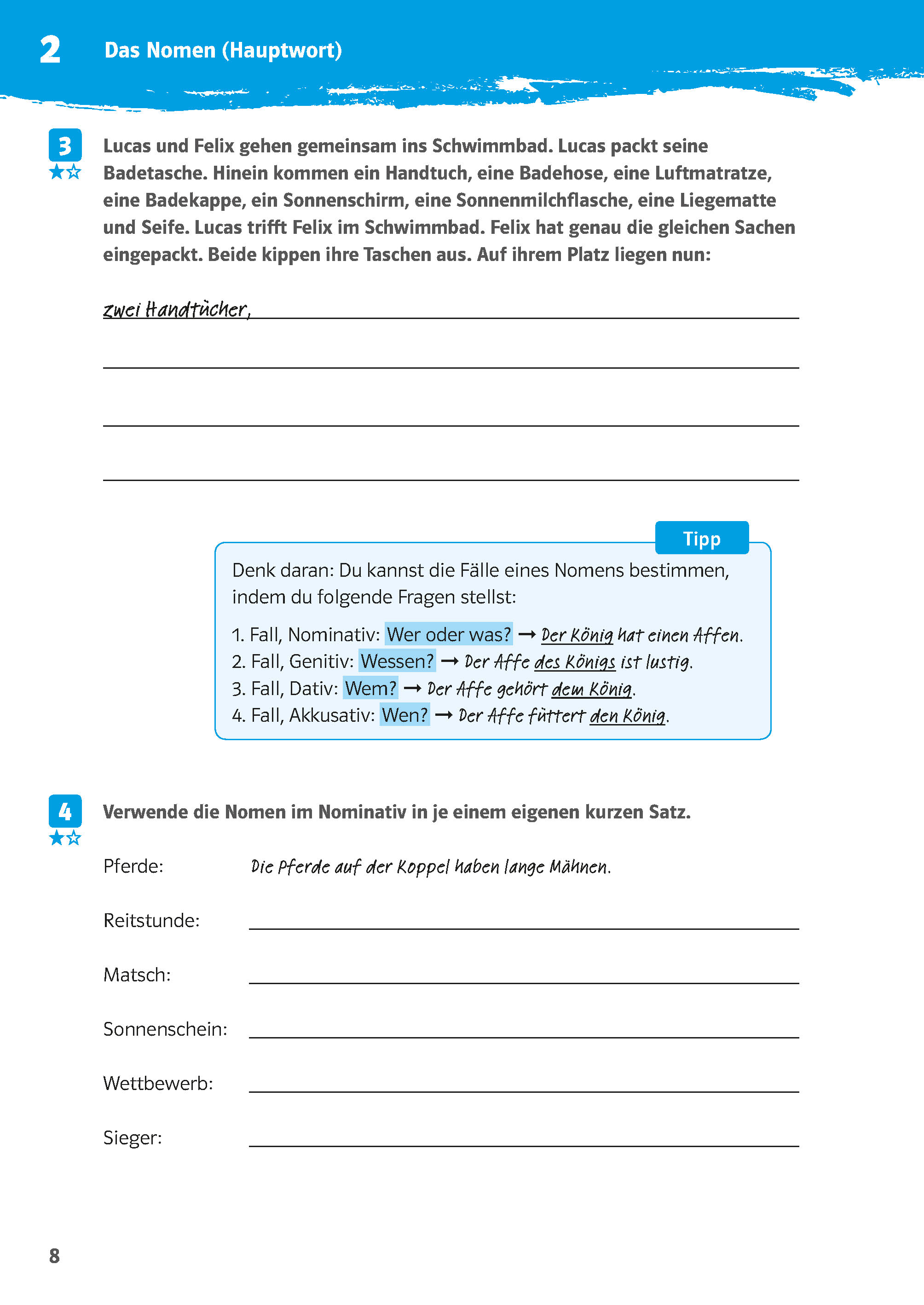 Klett 10-Minuten-Training Deutsch Wortarten 5./6. Klasse