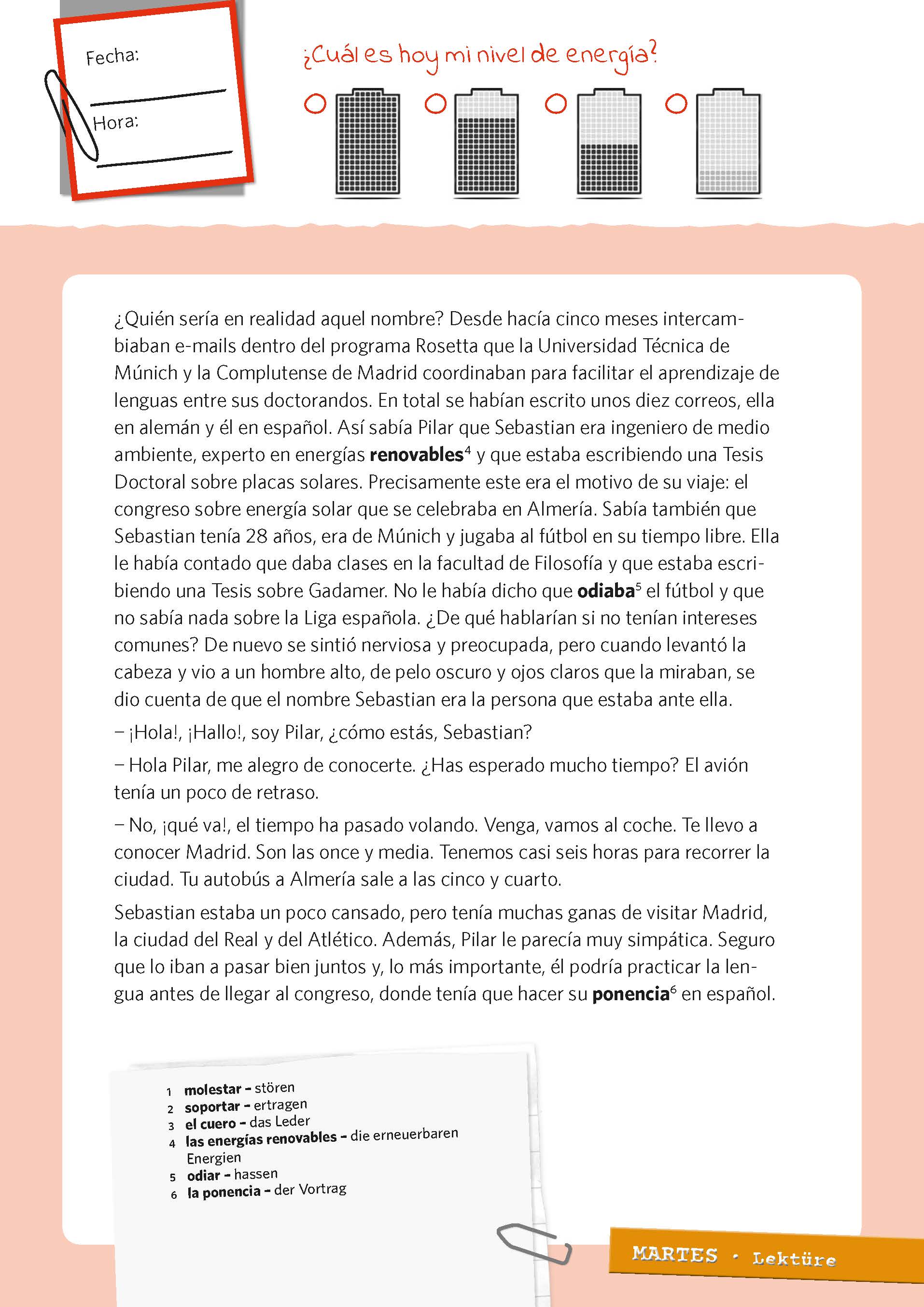 PONS 365 Auszeiten Spanisch