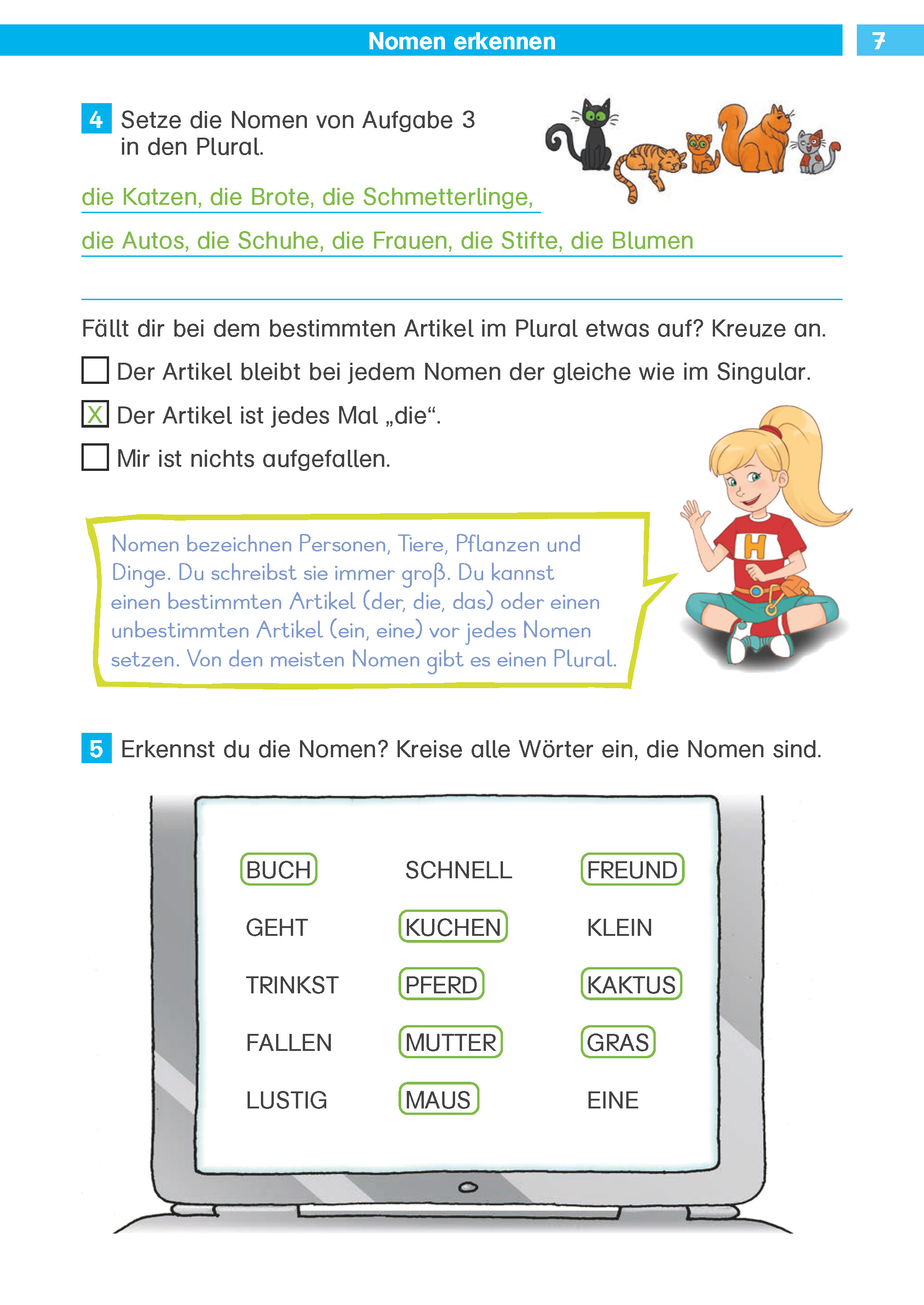 Klett Die Deutsch-Helden: Grammatik 3. Klasse