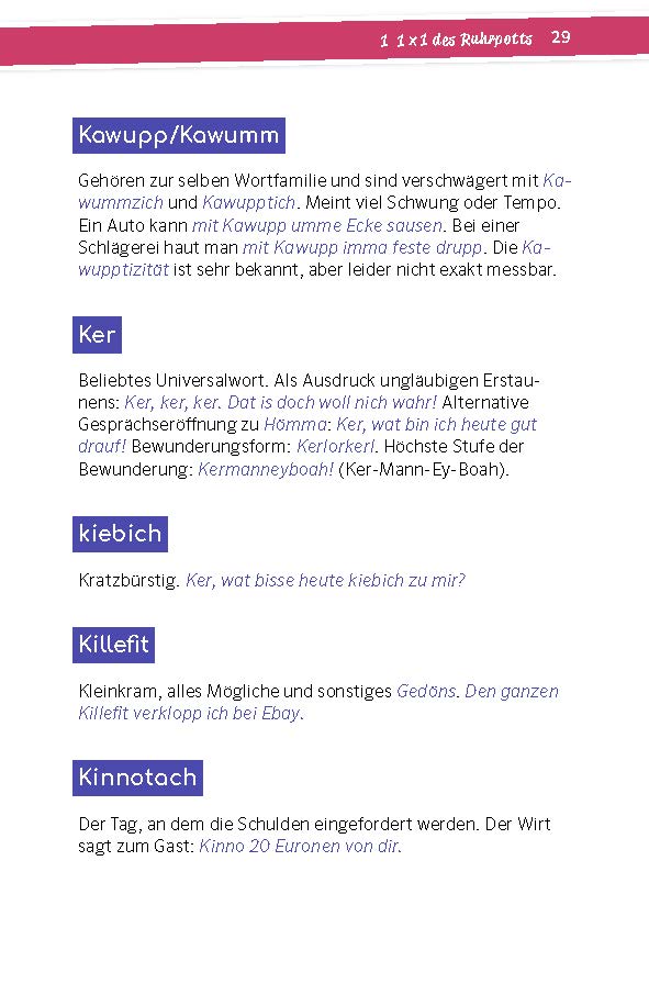 Langenscheidt So geht Mundart Ruhrpott