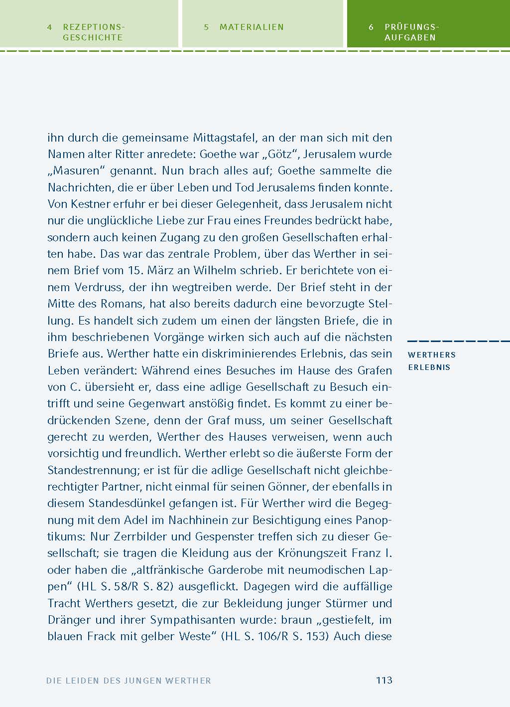 Die Leiden des jungen Werther von Johann Wolfgang von Goethe - Textanalyse und Interpretation
