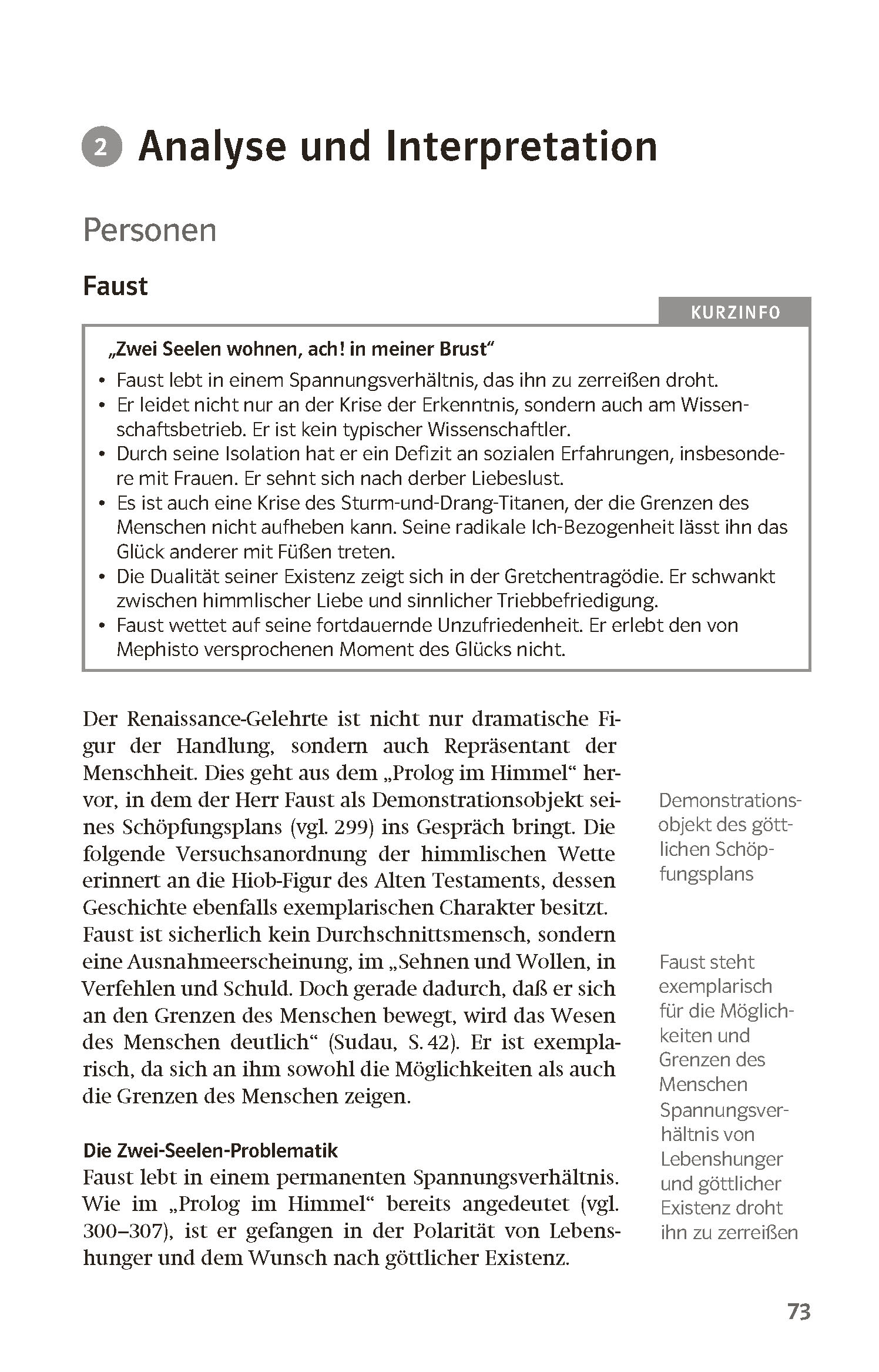 Klett Lektürehilfen Johann Wolfgang Goethe, Faust Der Tragödie Erster Teil