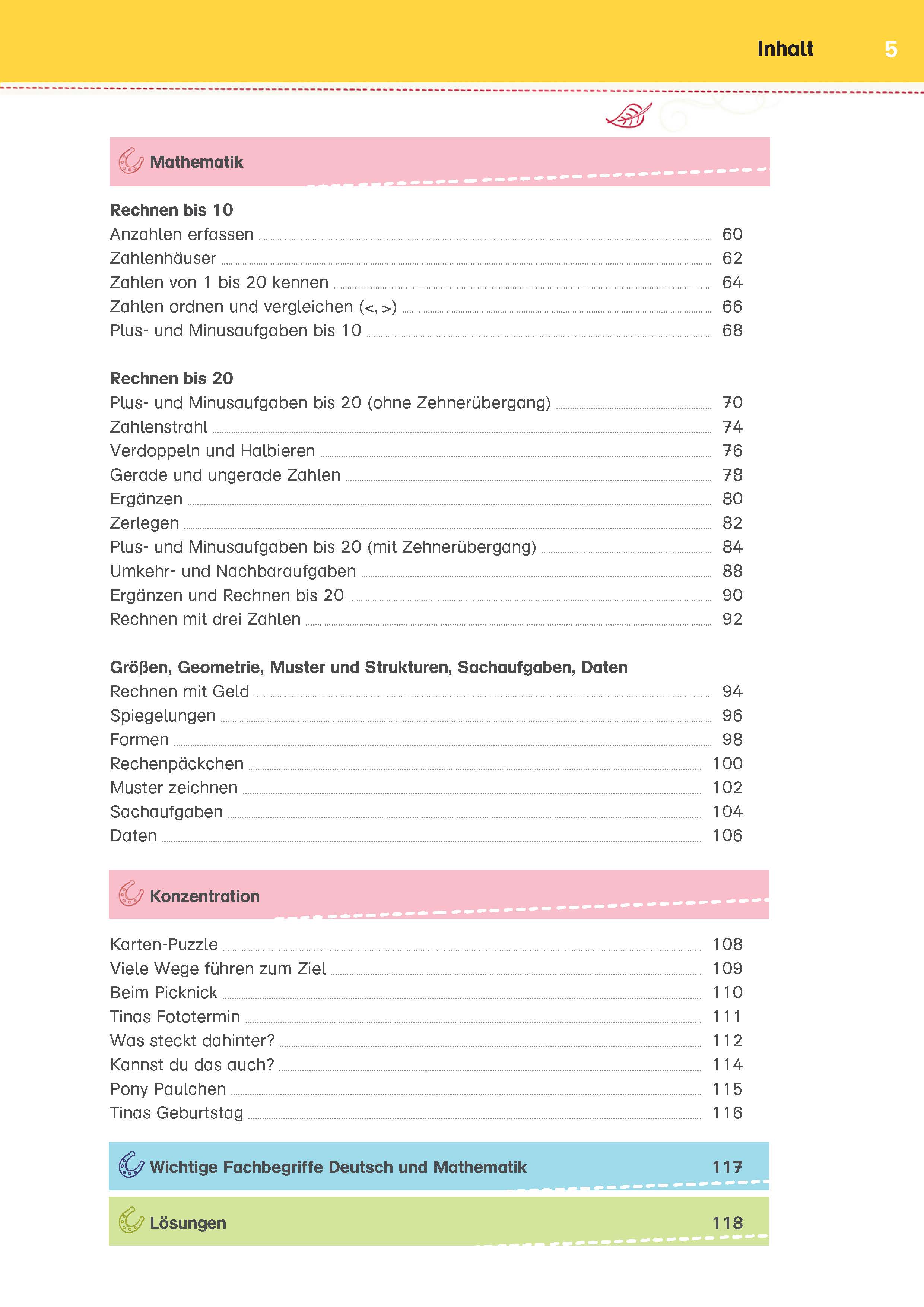 Bibi & Tina: Mein Übungsbuch für die 1. Klasse