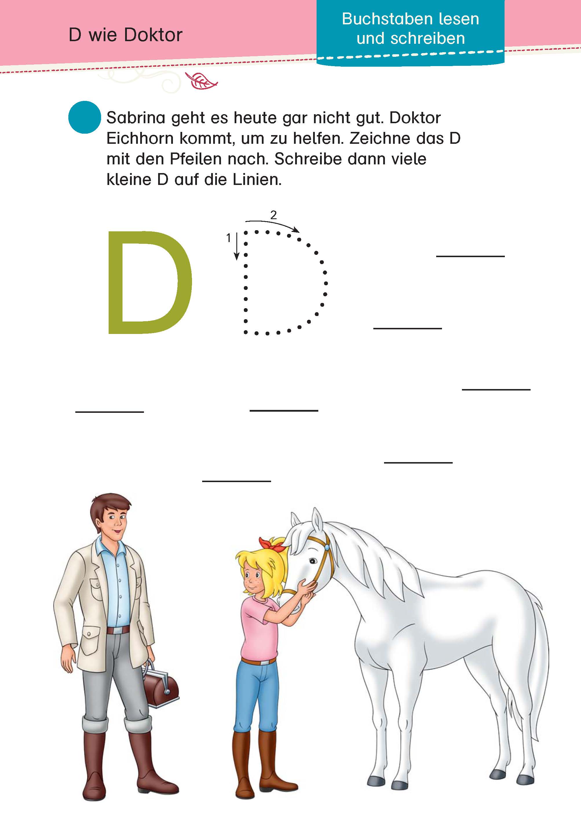 Bibi & Tina: Mein Schulstart-Block Erstes Lesen und Schreiben