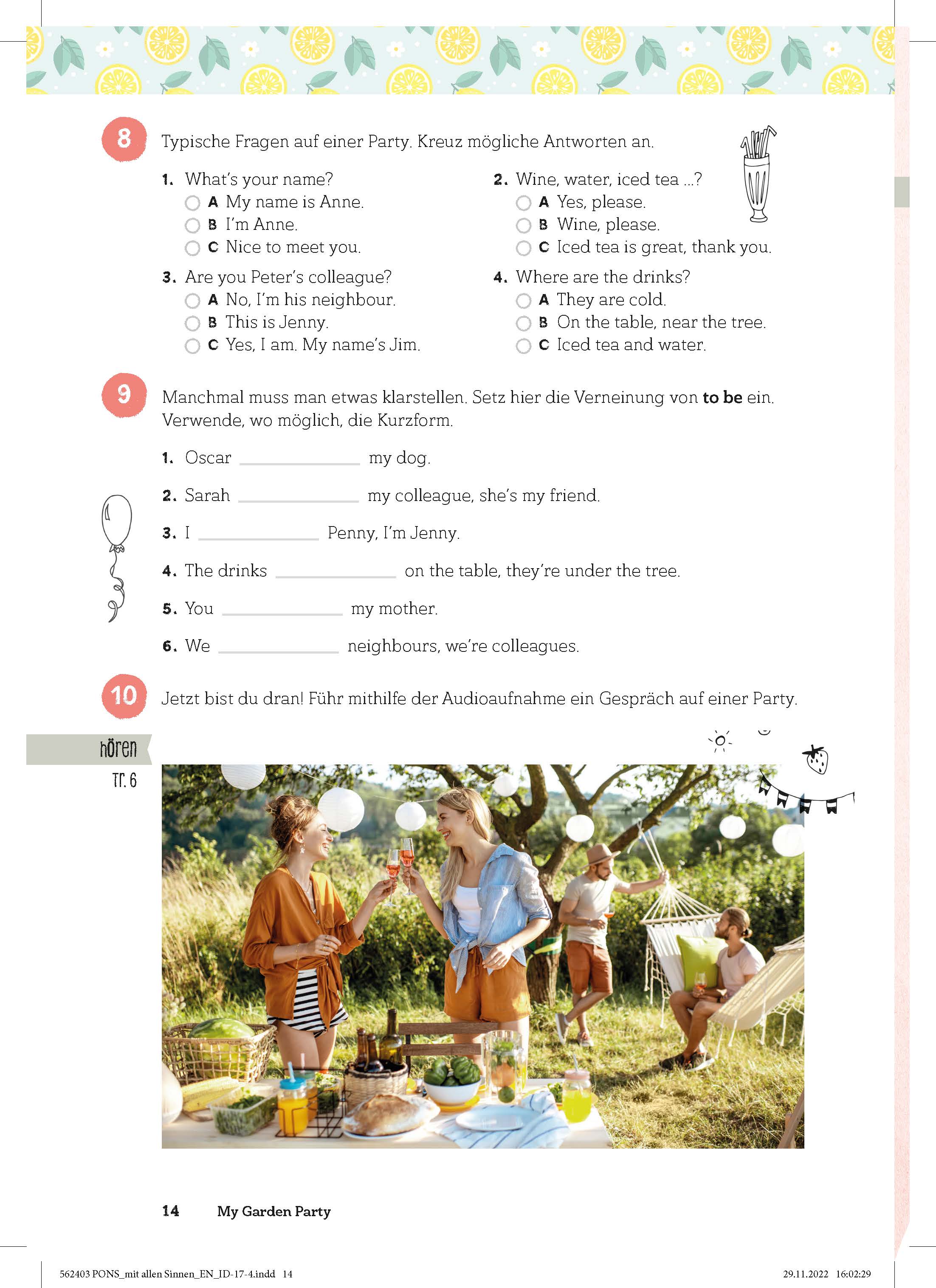 PONS Englisch mit allen Sinnen