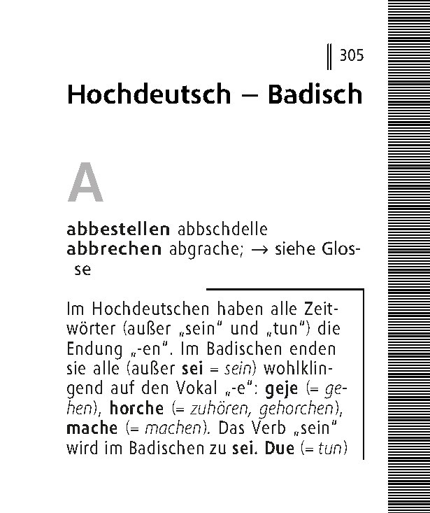 Langenscheidt Lilliput Badisch Langenscheidt Lilliput Badisch