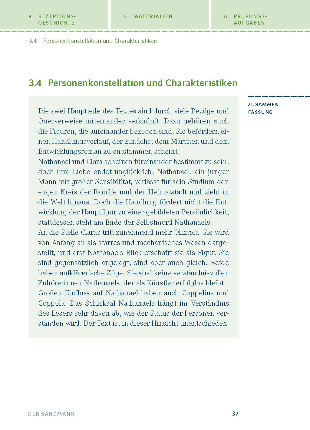 Der Sandmann von E.T.A. Hoffmann - Textanalyse und Interpretation