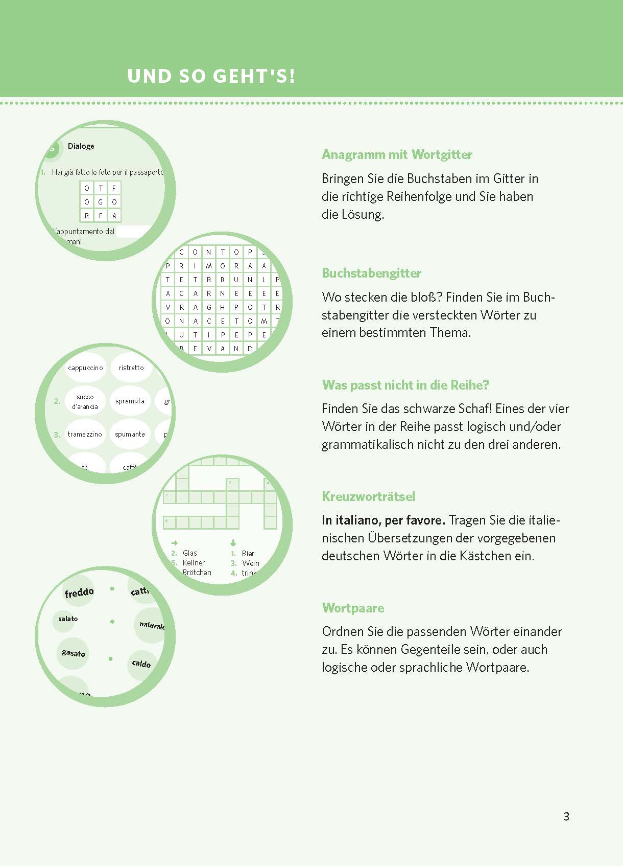 PONS Sprachrätsel Italienisch