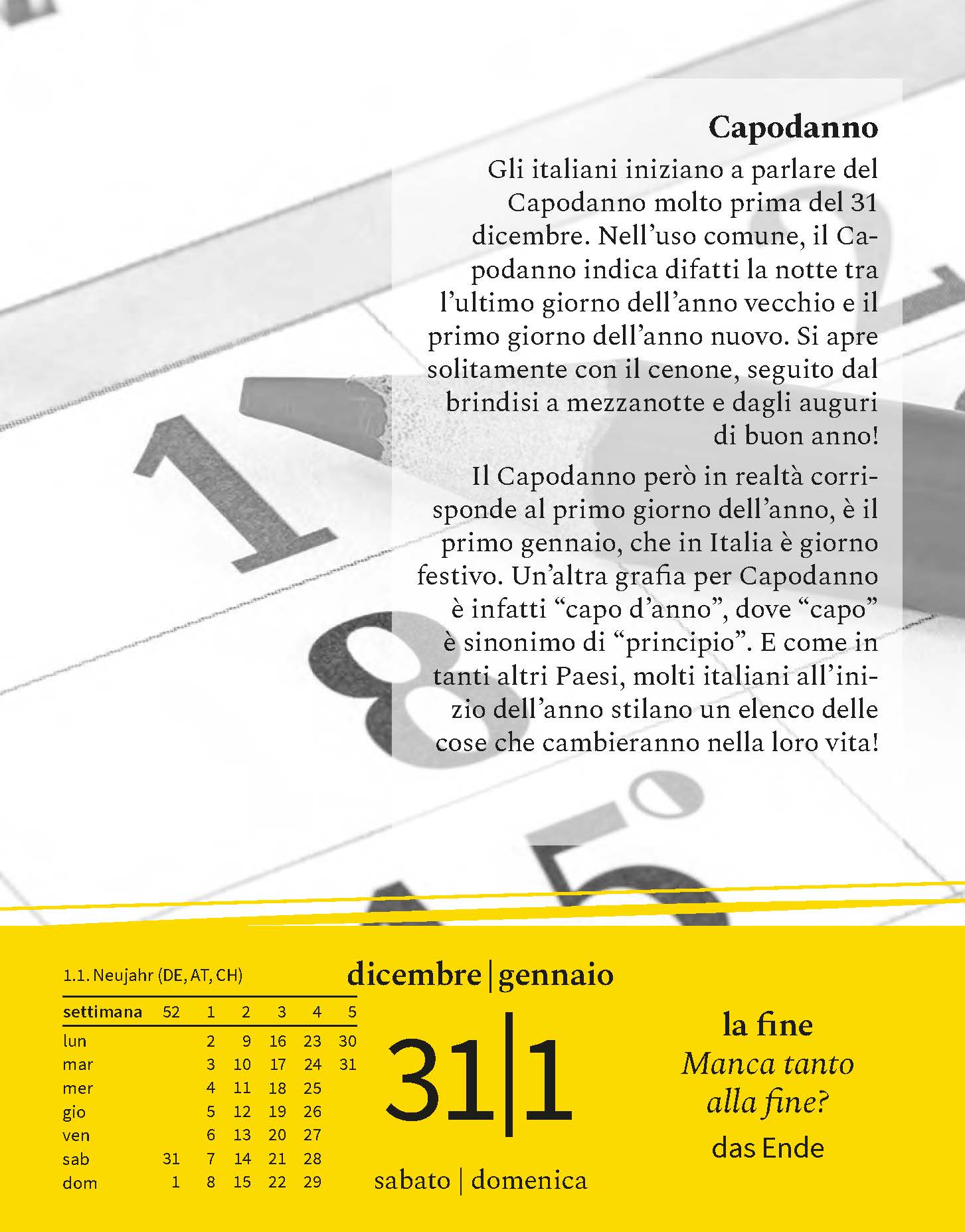 Langenscheidt Sprachkalender Italienisch 2023