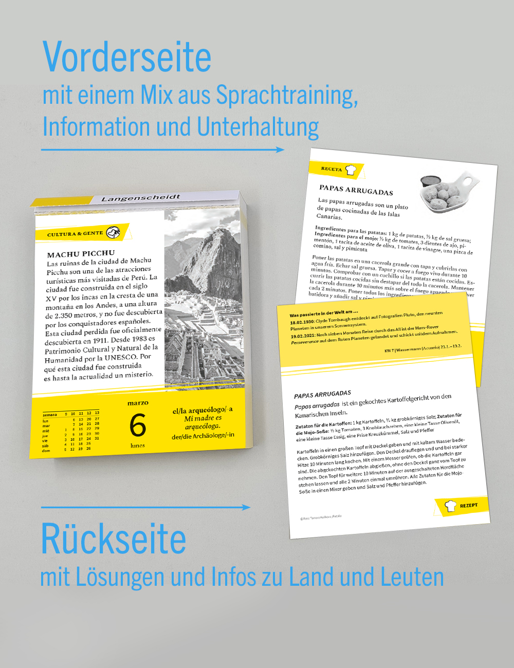 Langenscheidt Sprachkalender Spanisch 2023