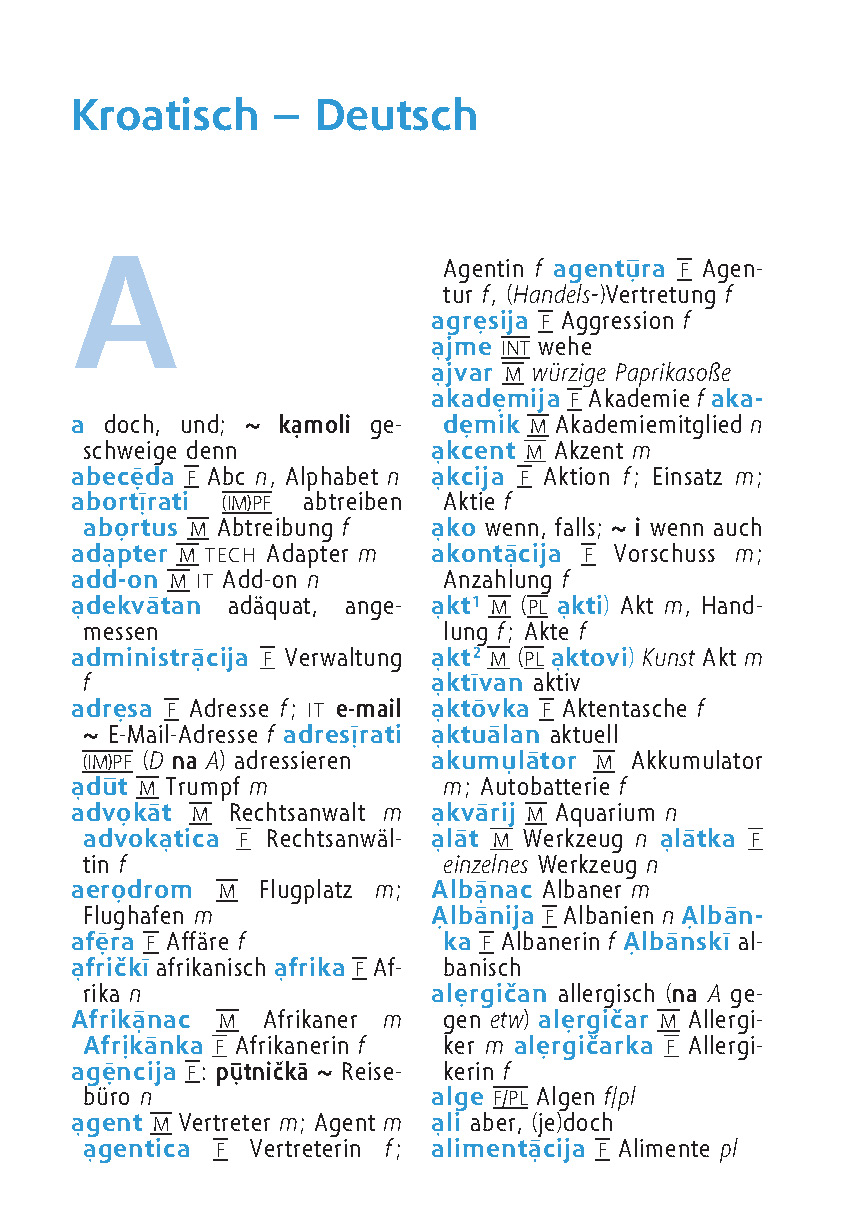 Langenscheidt Universal-Wörterbuch Kroatisch Langenscheidt Universal-Wörterbuch Kroatisch