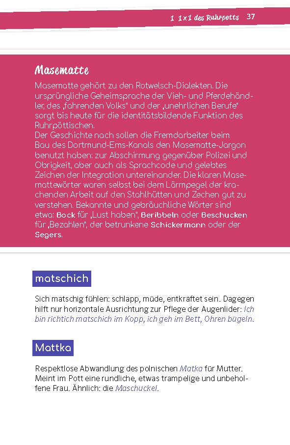 Langenscheidt So geht Mundart Ruhrpott