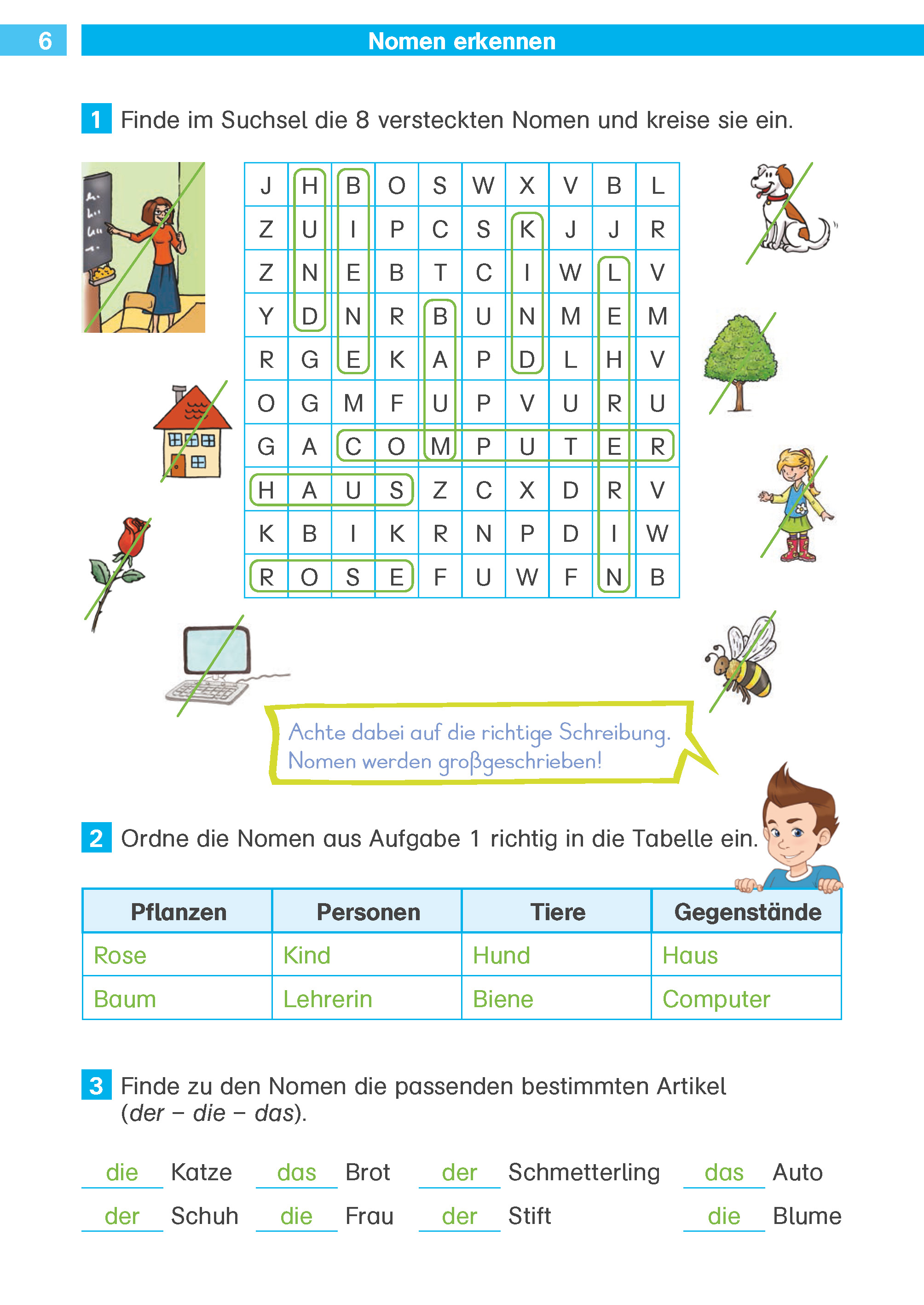 Klett Die Deutsch-Helden: Grammatik 3. Klasse