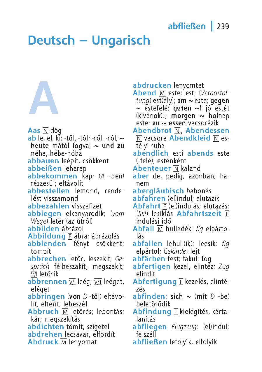 Langenscheidt Universal-Wörterbuch Ungarisch