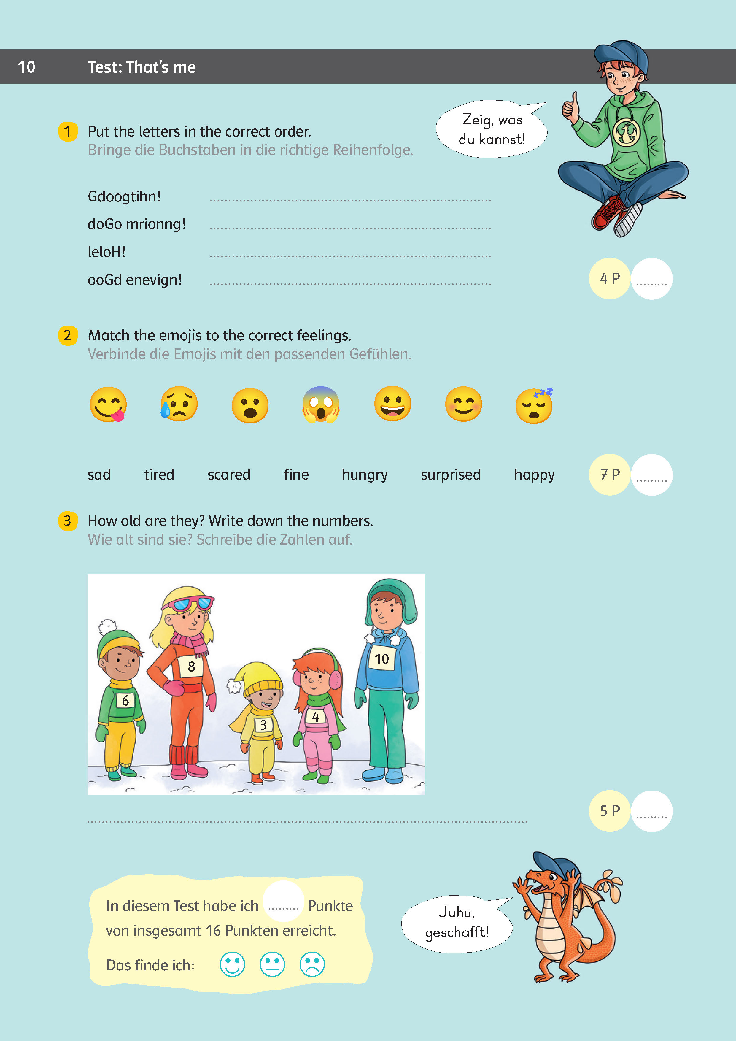 Klett Team Drachenstark: Das große Trainingsbuch Englisch 3./4. Klasse